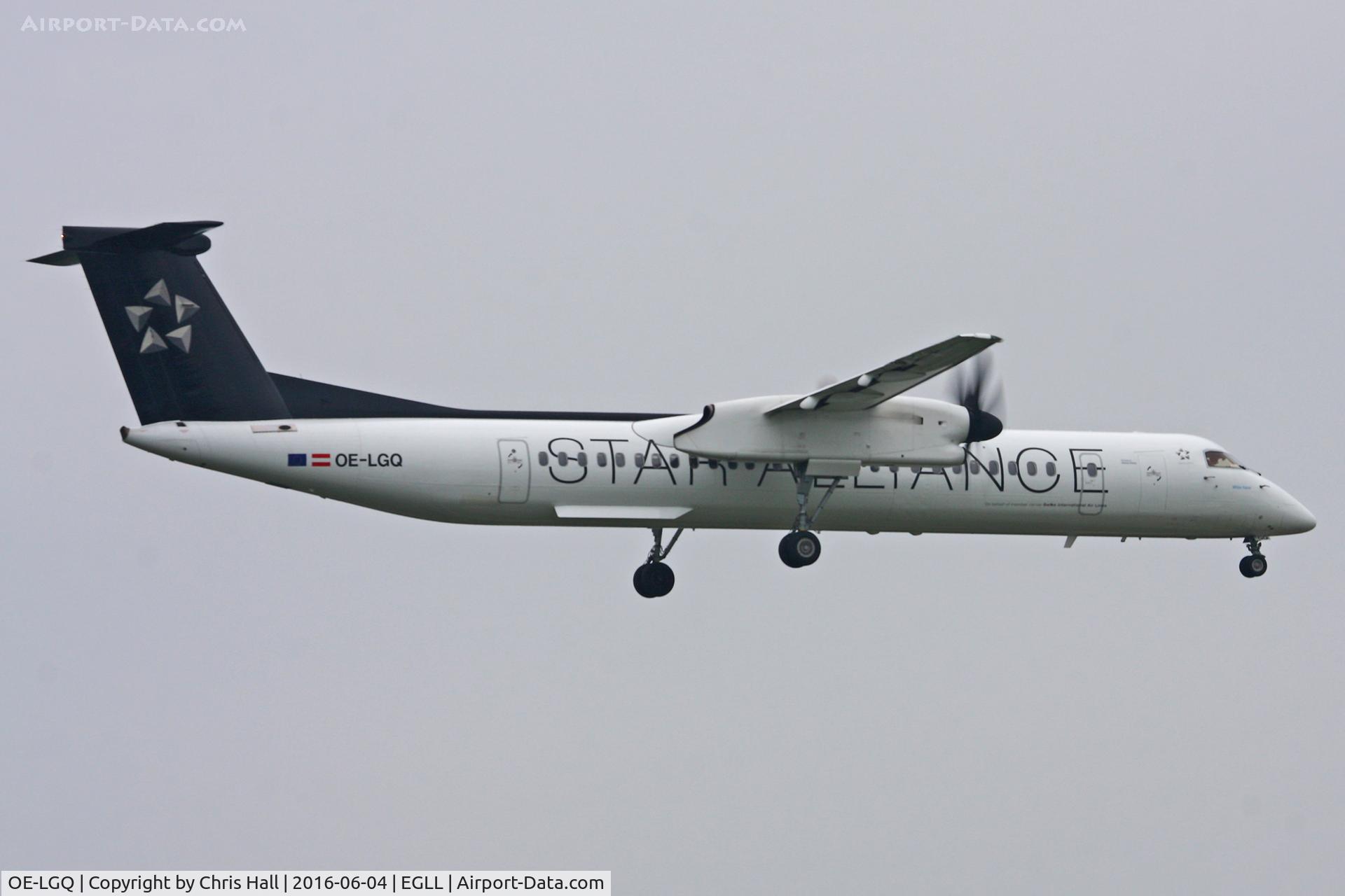 OE-LGQ, 1998 De Havilland Canada DHC-8-402 Dash 8 Dash 8 C/N 4003, Heathrow
