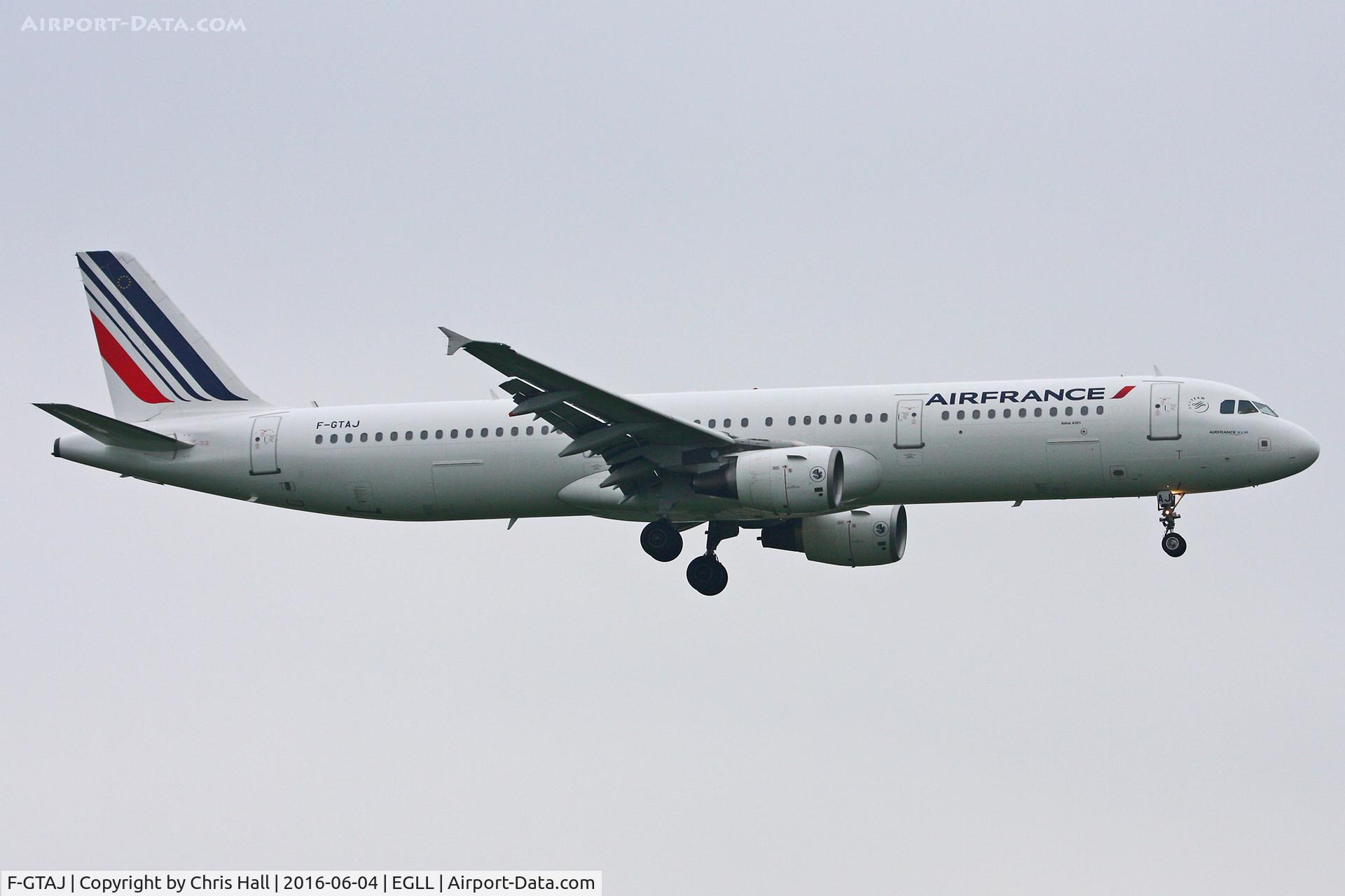 F-GTAJ, 2001 Airbus A321-211 C/N 1476, Heathrow