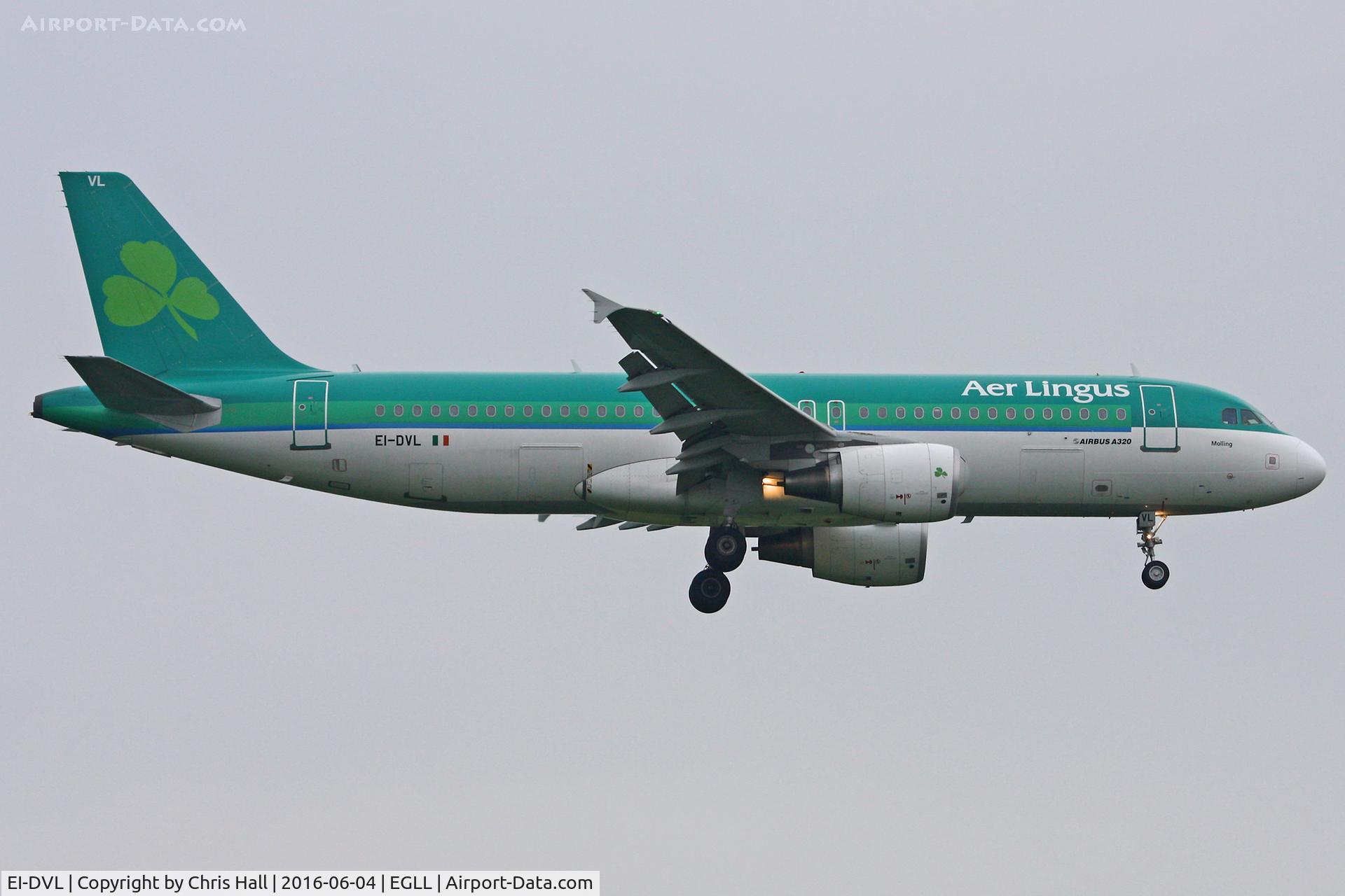 EI-DVL, 2011 Airbus A320-214 C/N 4678, Heathrow