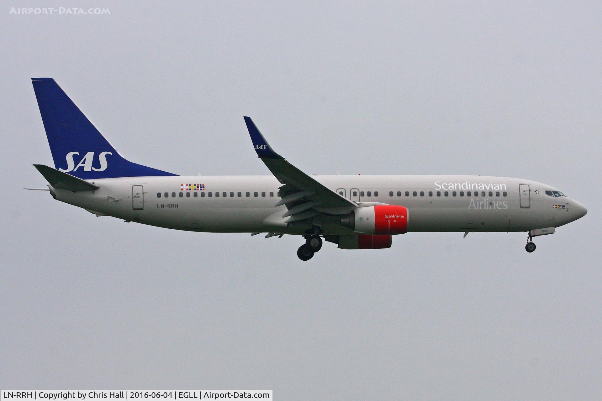 LN-RRH, 2009 Boeing 737-883 C/N 34546, Heathrow