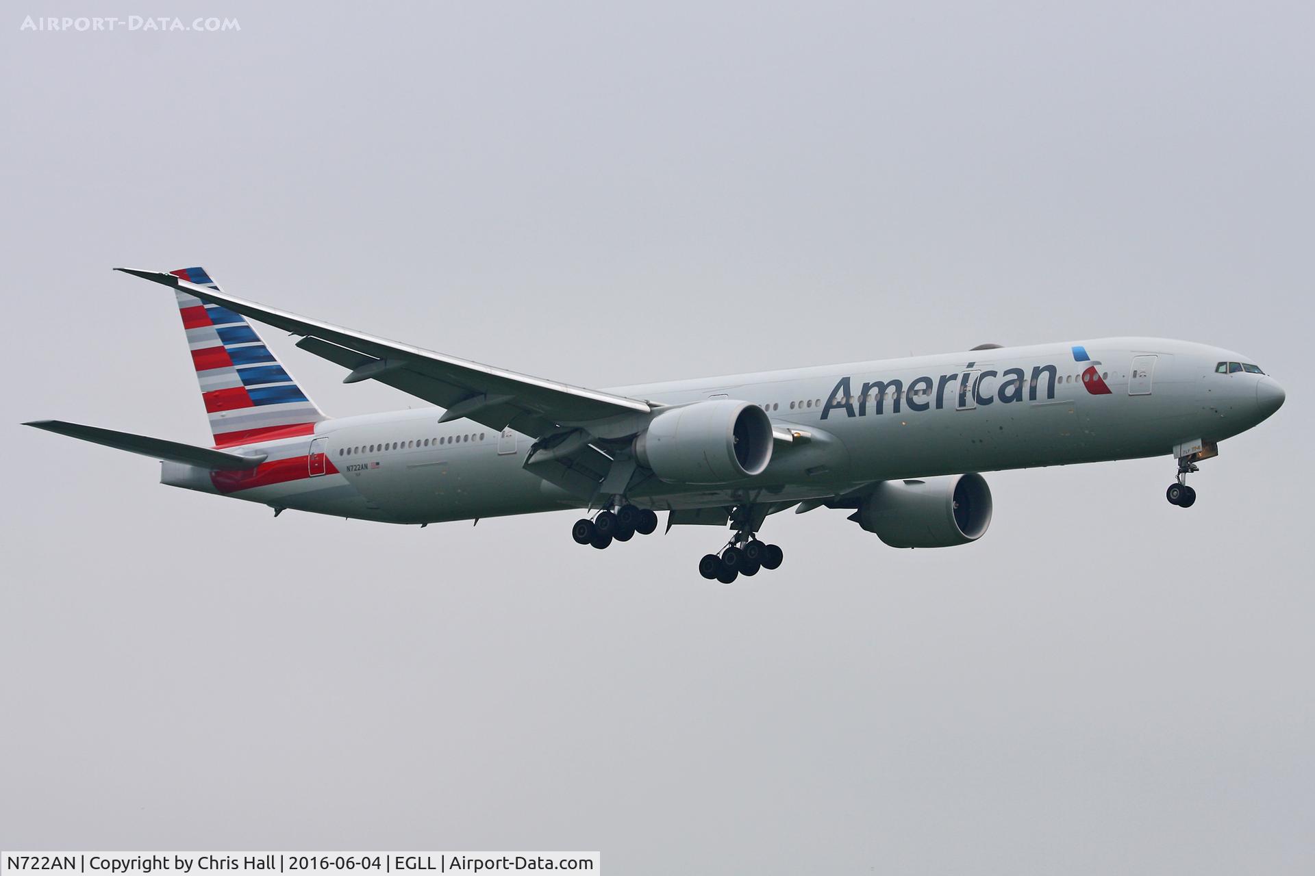 N722AN, 2013 Boeing 777-323/ER C/N 31547, Heathrow