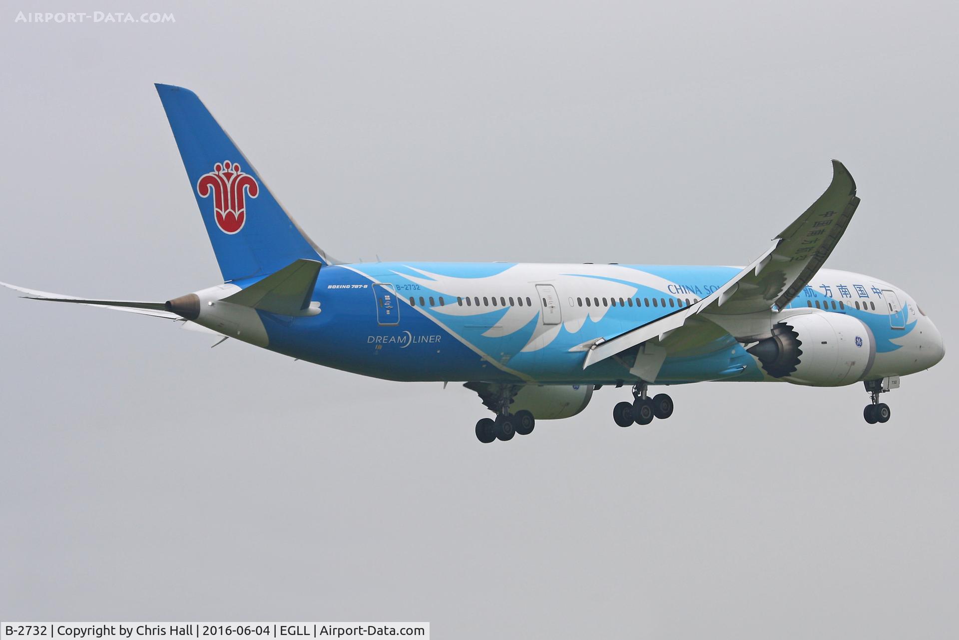 B-2732, 2013 Boeing 787-8 Dreamliner C/N 34926, Heathrow