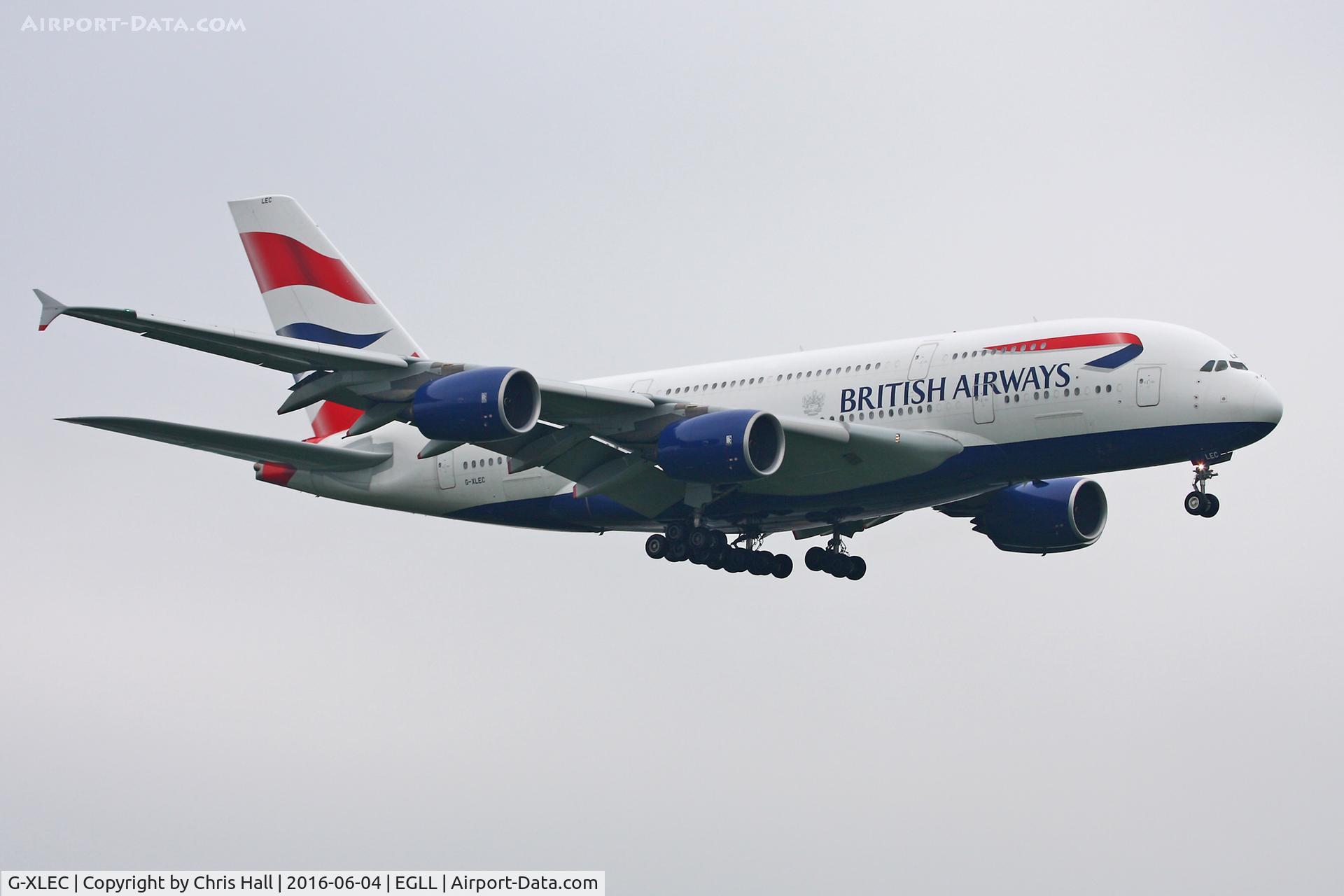 G-XLEC, 2013 Airbus A380-841 C/N 124, Heathrow