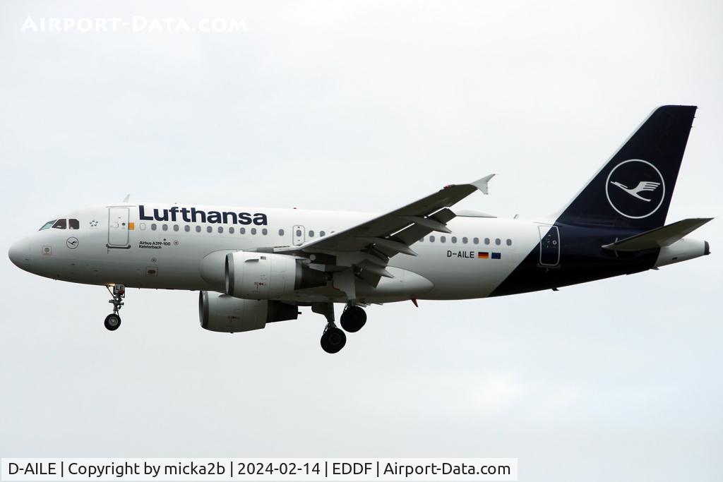 D-AILE, 1996 Airbus A319-114 C/N 627, Landing