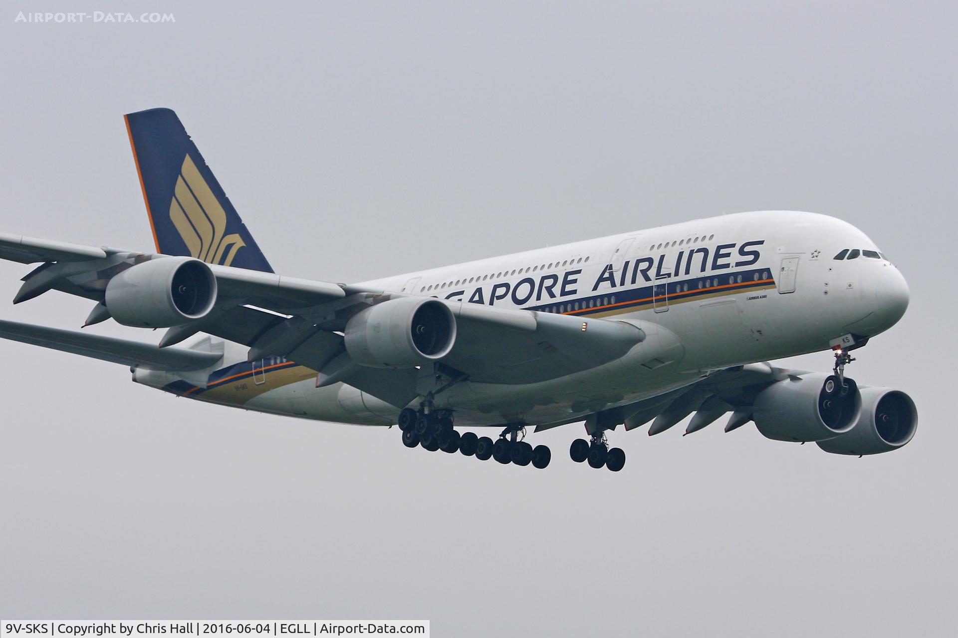 9V-SKS, 2012 Airbus A380-841 C/N 085, Heathrow