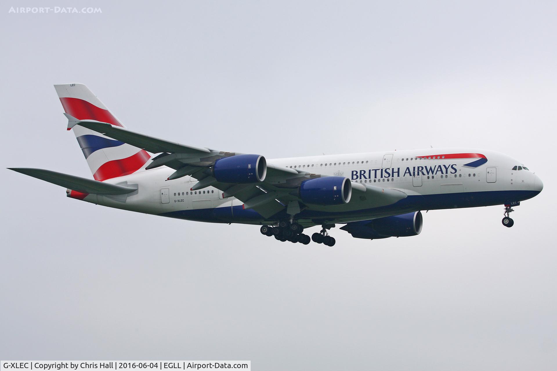 G-XLEC, 2013 Airbus A380-841 C/N 124, Heathrow