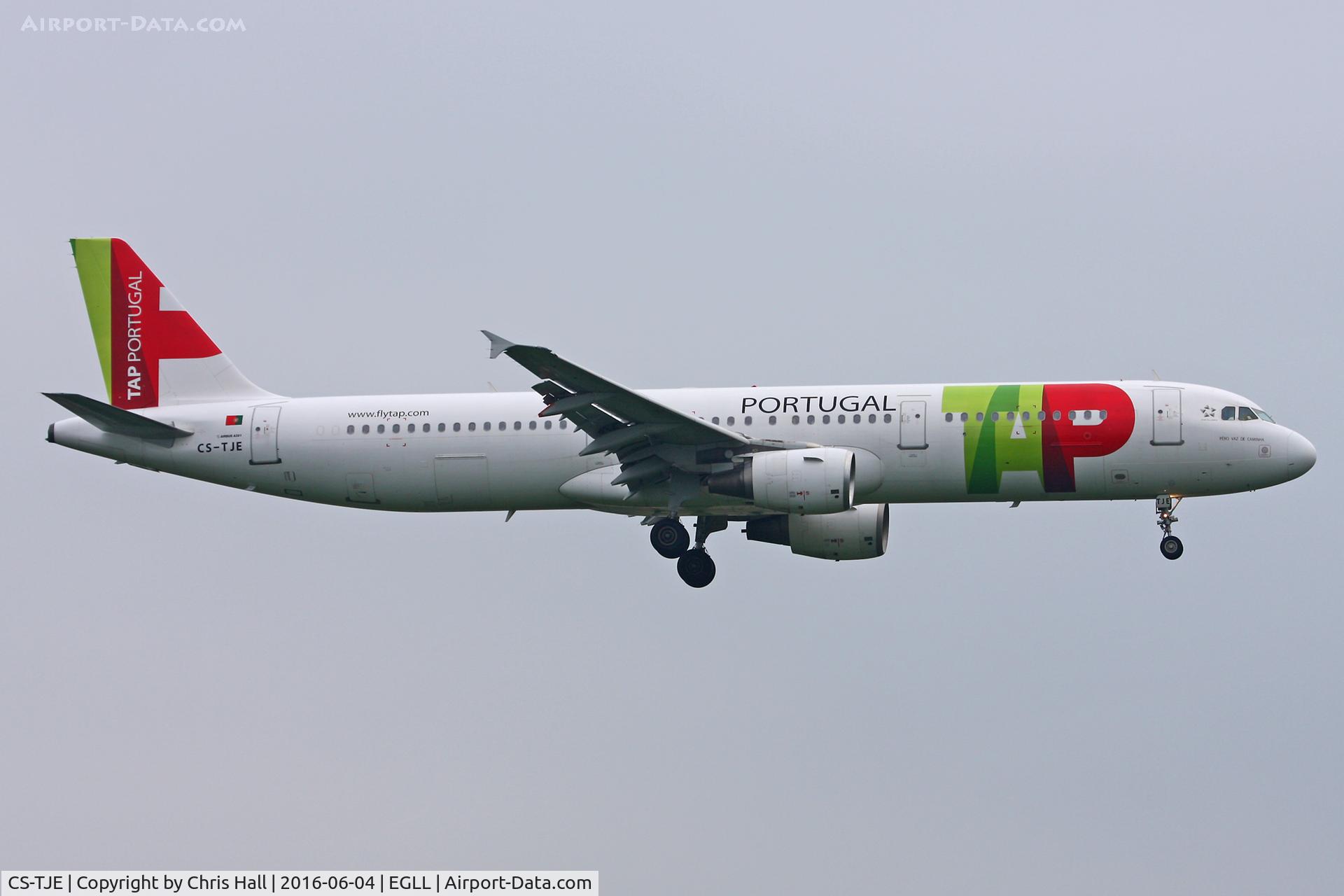 CS-TJE, 2000 Airbus A321-211 C/N 1307, Heathrow