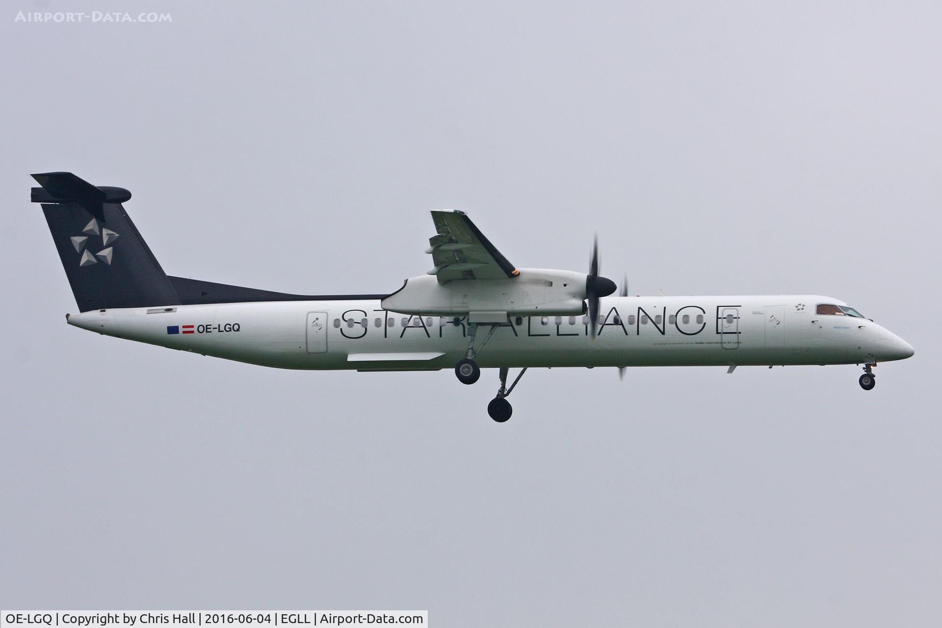 OE-LGQ, 1998 De Havilland Canada DHC-8-402 Dash 8 Dash 8 C/N 4003, Heathrow