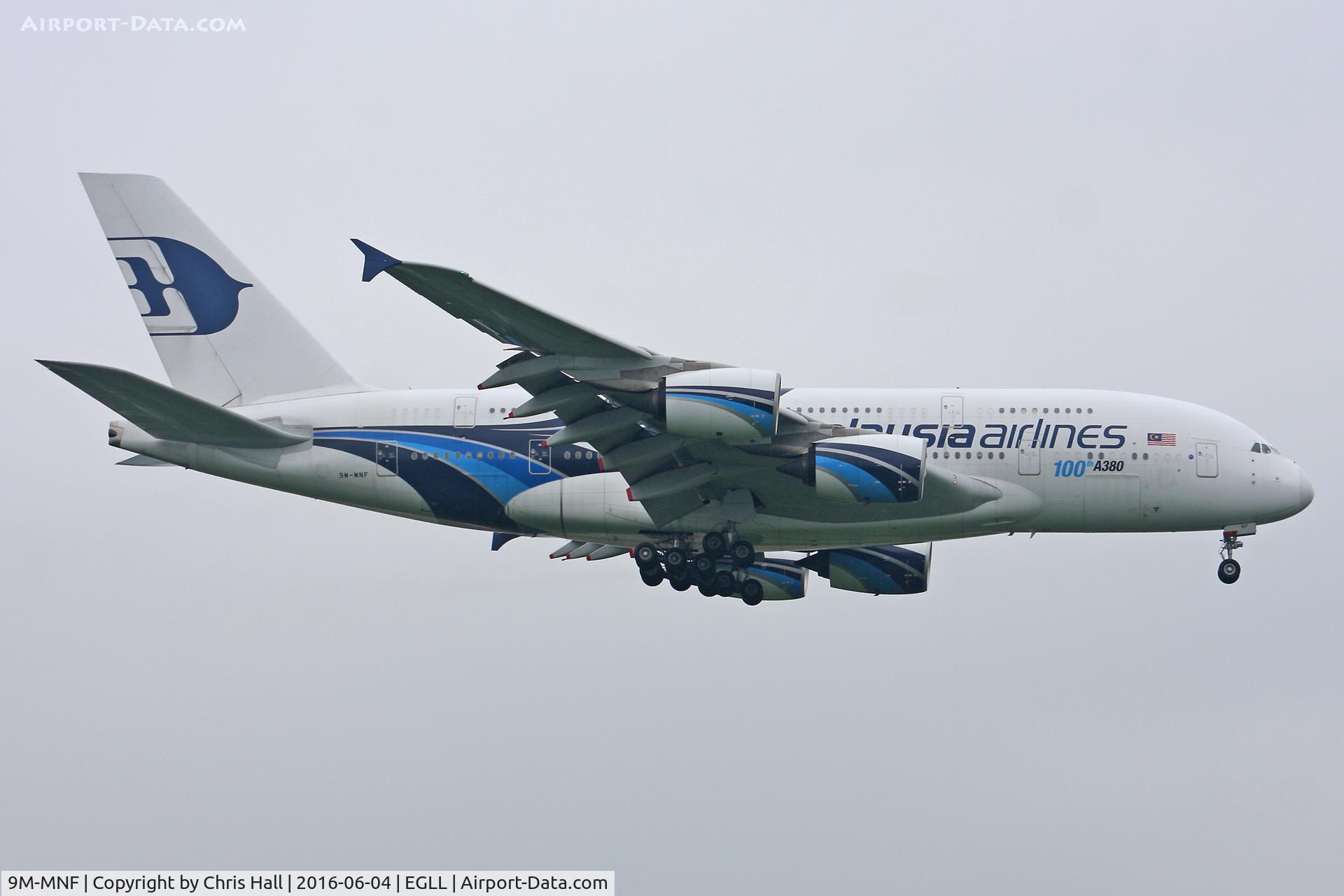9M-MNF, 2012 Airbus A380-841 C/N 114, Heathrow
