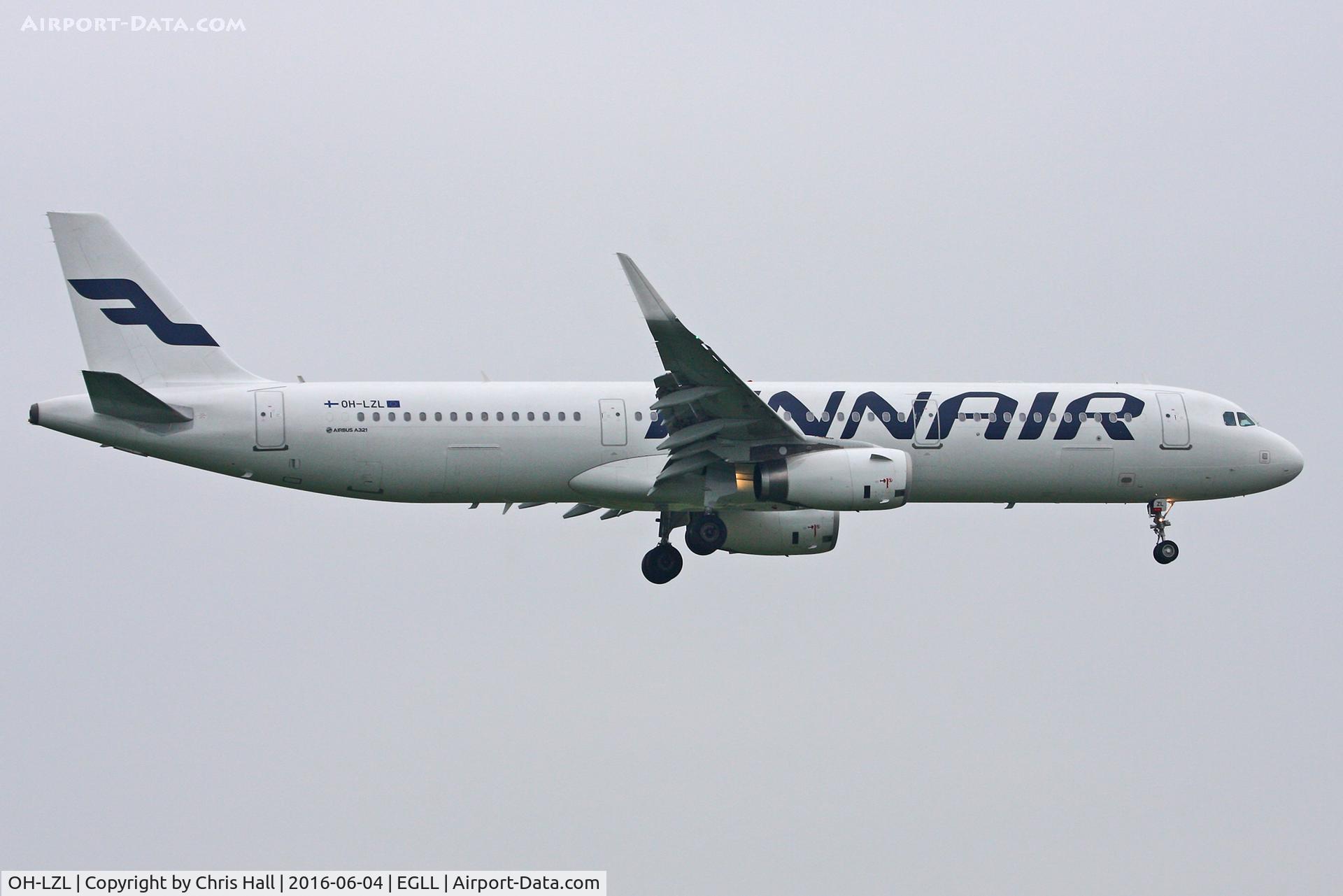 OH-LZL, 2014 Airbus A321-231 C/N 6083, Heathrow