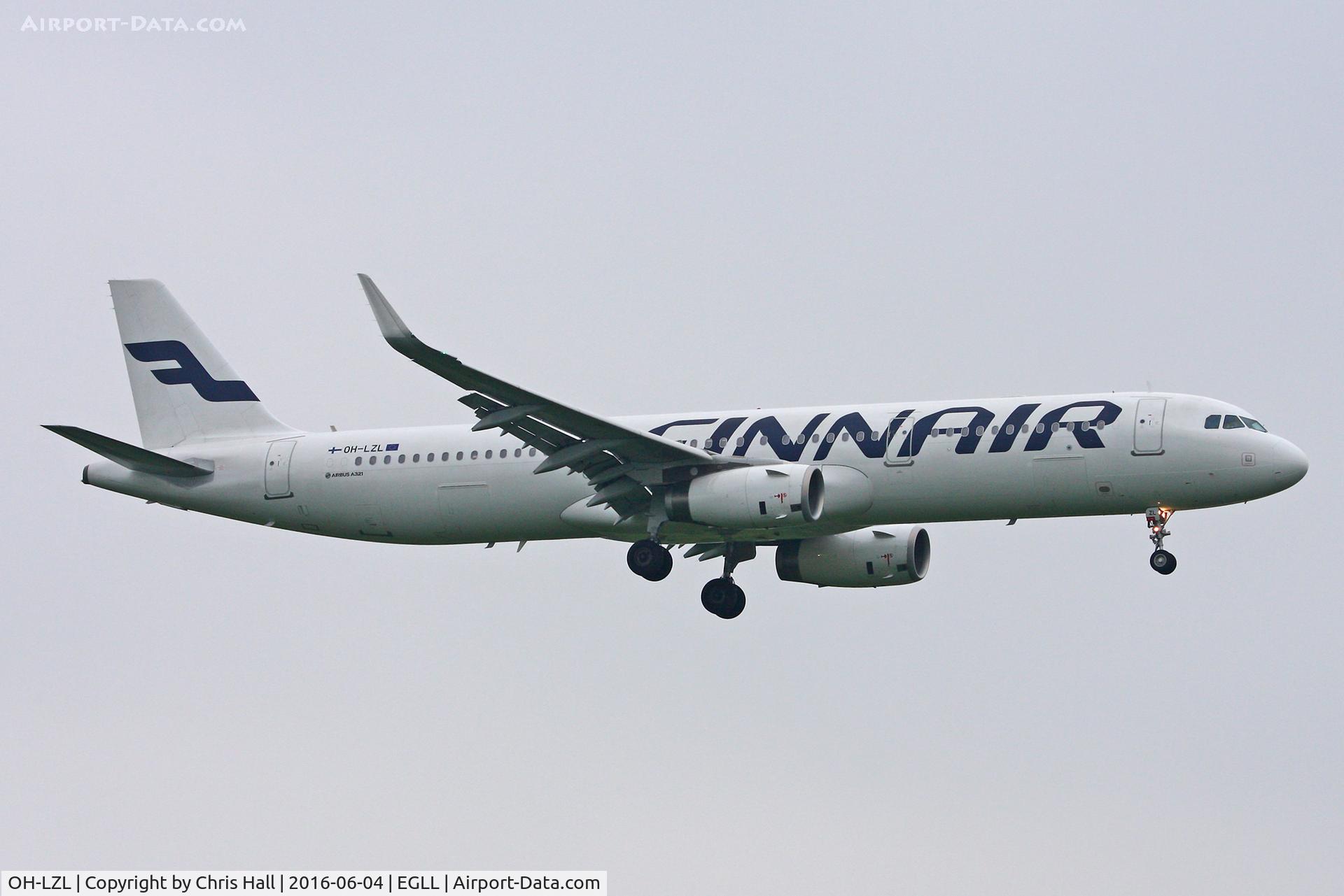 OH-LZL, 2014 Airbus A321-231 C/N 6083, Heathrow