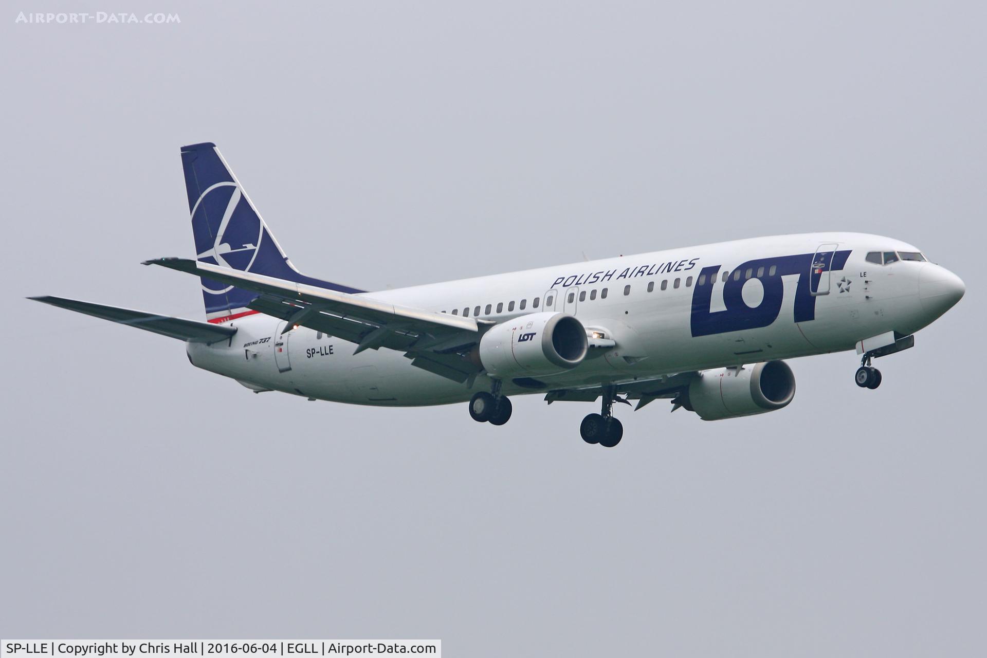 SP-LLE, 1996 Boeing 737-45D C/N 27914, Heathrow