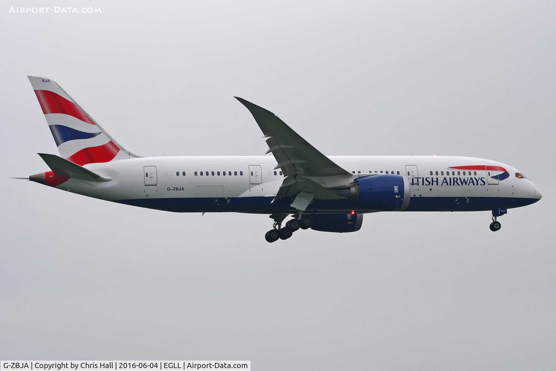 G-ZBJA, 2013 Boeing 787-8 Dreamliner C/N 38609, Heathrow