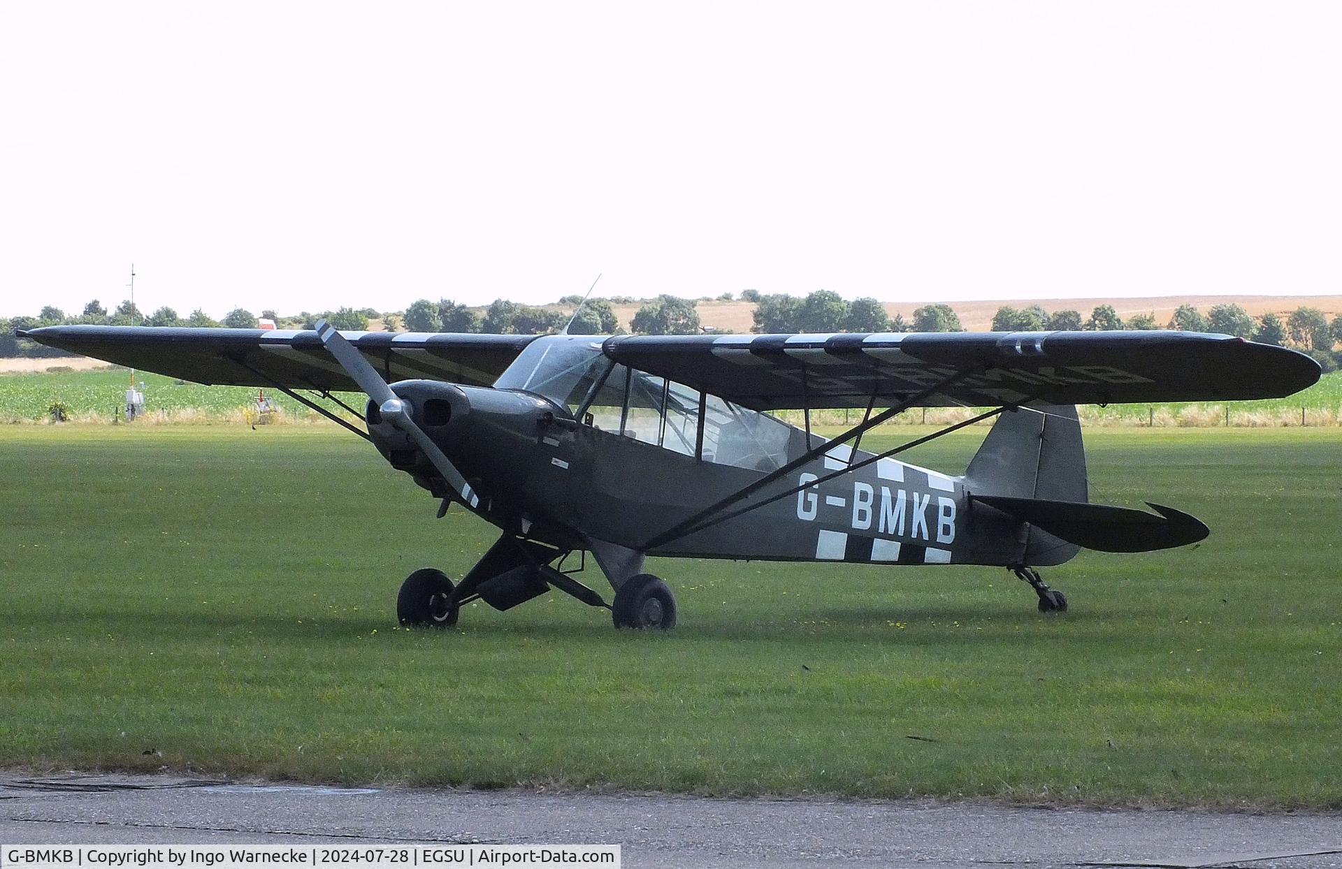 G-BMKB, 1954 Piper L-21B Super Cub (PA-18-135) C/N 18-3817, Piper L-21B Super Cub (PA-18-135) at Duxford airfield (two days after Duxford Flying Day: The Americans 2024)