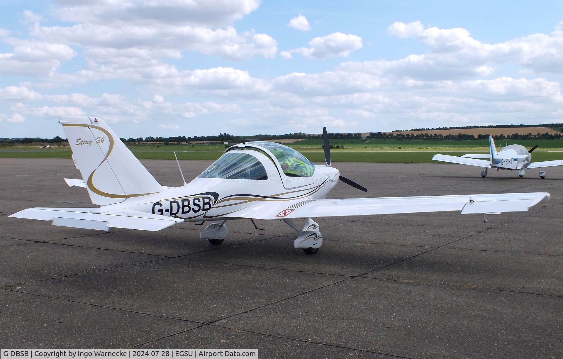 G-DBSB, 2019 TL Ultralight TL-2000 Sting Carbon S4 C/N LAA 347A-15628, TL Ultralight TL-2000 Sting Carbon S4 at Duxford airfield (two days after Duxford Flying Day: The Americans 2024)