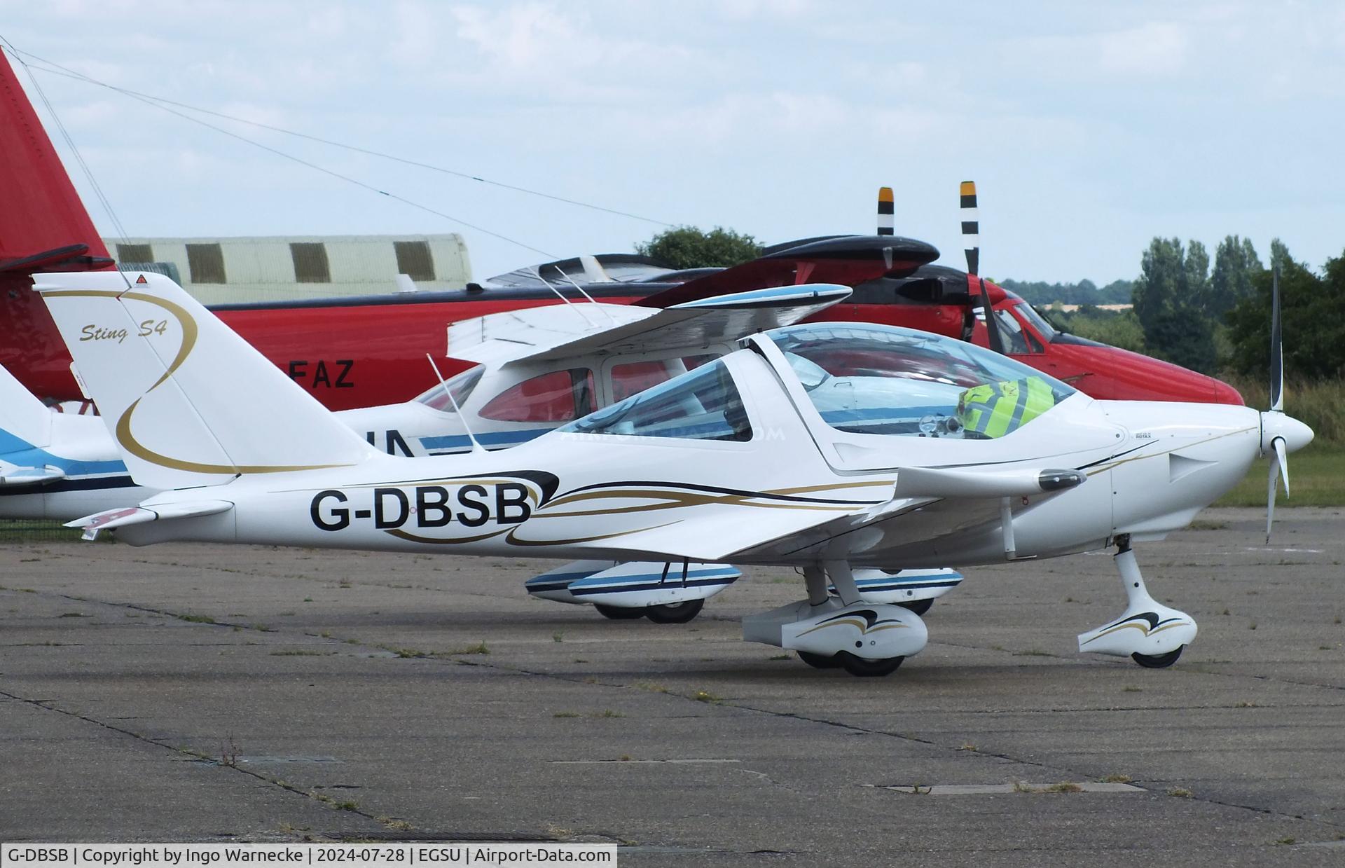 G-DBSB, 2019 TL Ultralight TL-2000 Sting Carbon S4 C/N LAA 347A-15628, TL Ultralight TL-2000 Sting Carbon S4 at Duxford airfield (two days after Duxford Flying Day: The Americans 2024)