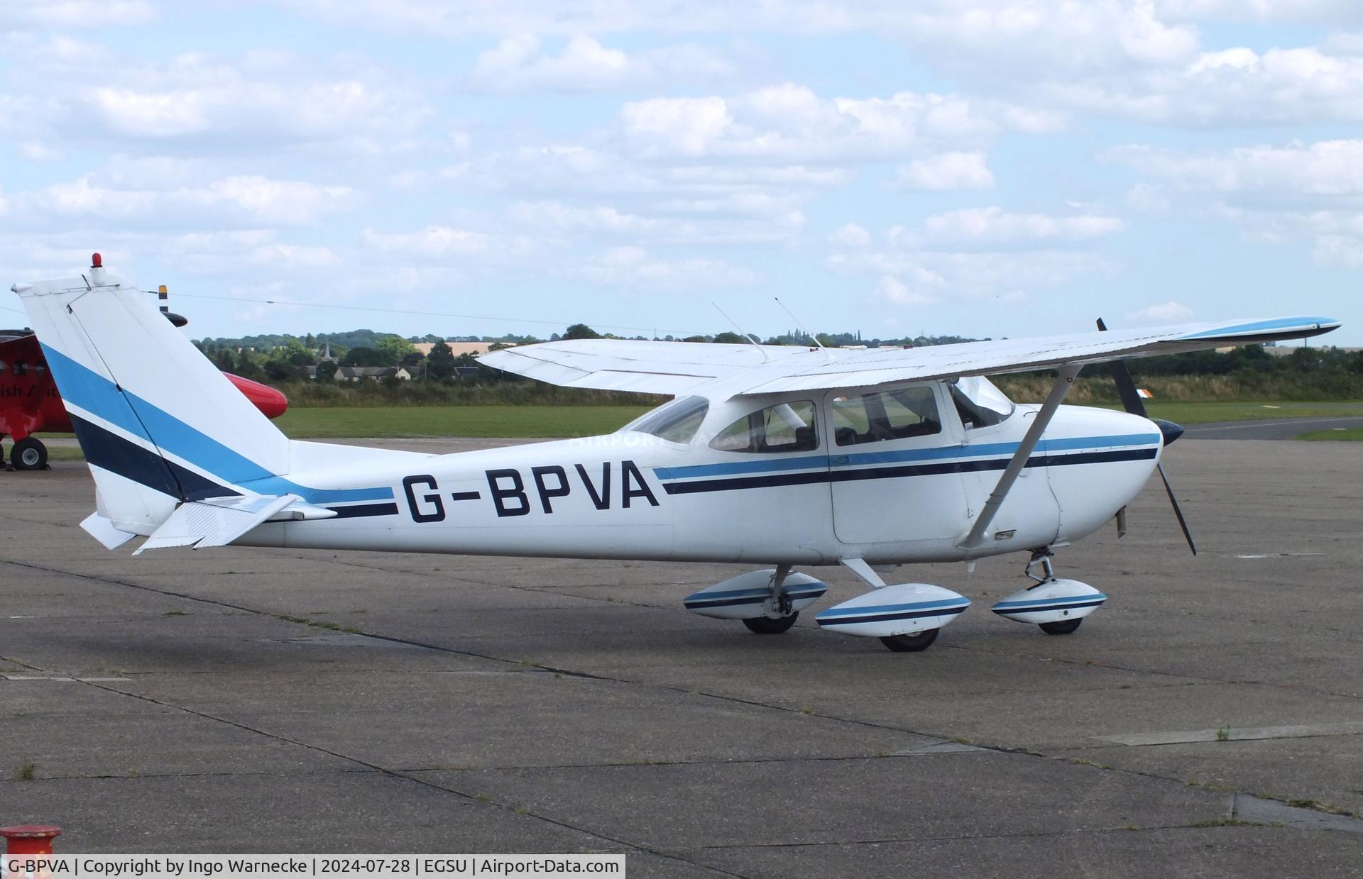 G-BPVA, 1965 Cessna 172F C/N 17252286, Cessna 172F at Duxford airfield (two days after Duxford Flying Day: The Americans 2024)