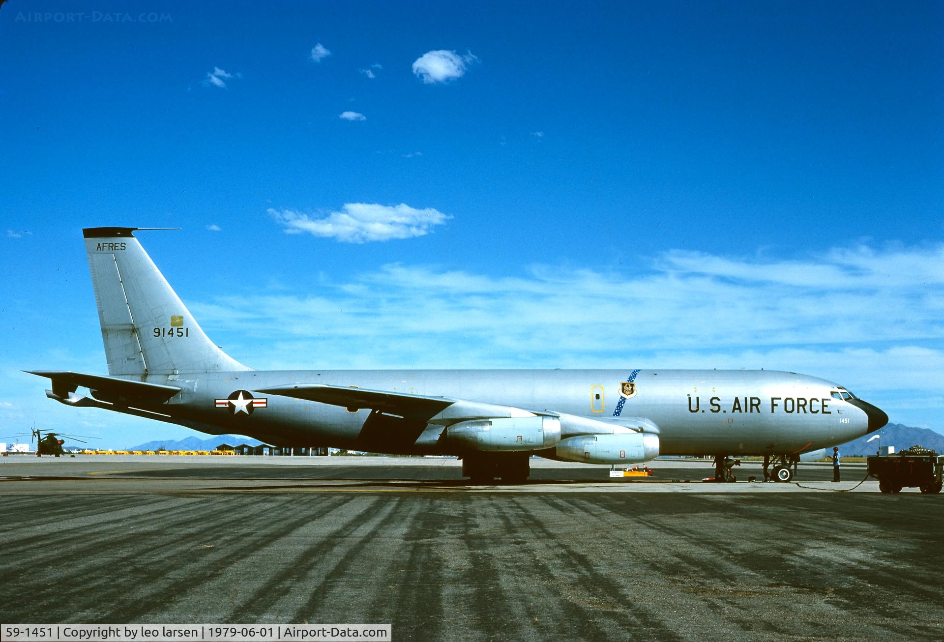59-1451, 1959 Boeing KC-135E Stratotanker C/N 17939, Unknown 6.1979