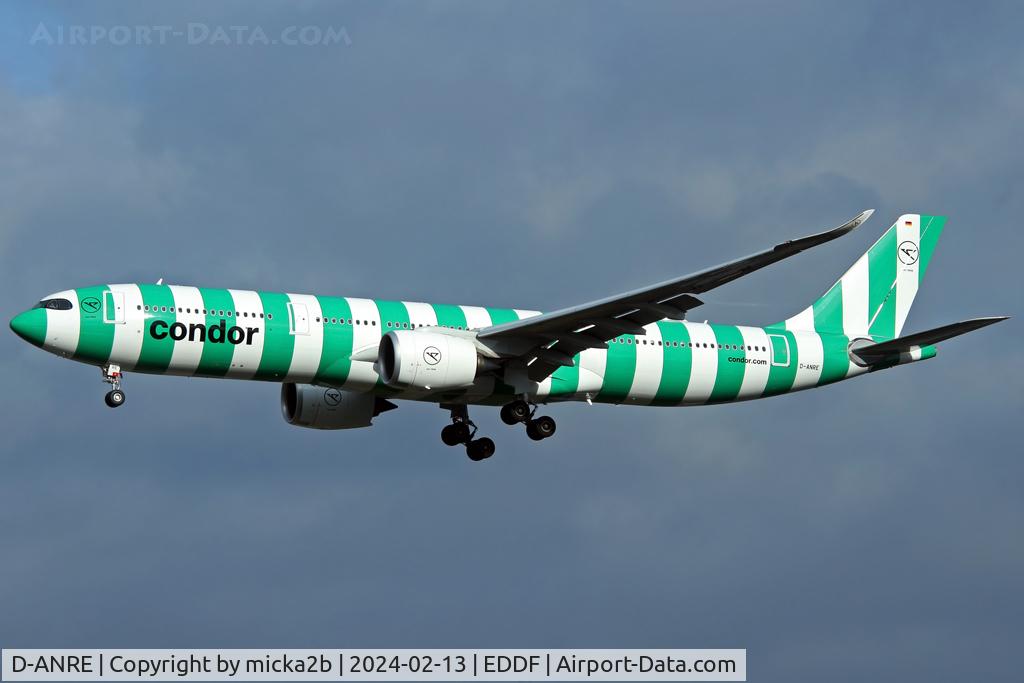D-ANRE, 2023 Airbus A350-941N C/N 1971, Landing
