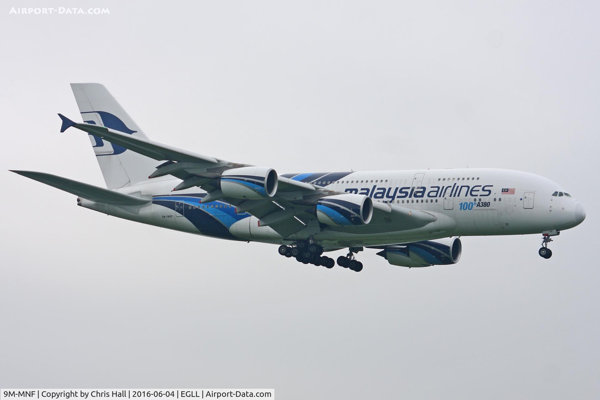 9M-MNF, 2012 Airbus A380-841 C/N 114, Heathrow