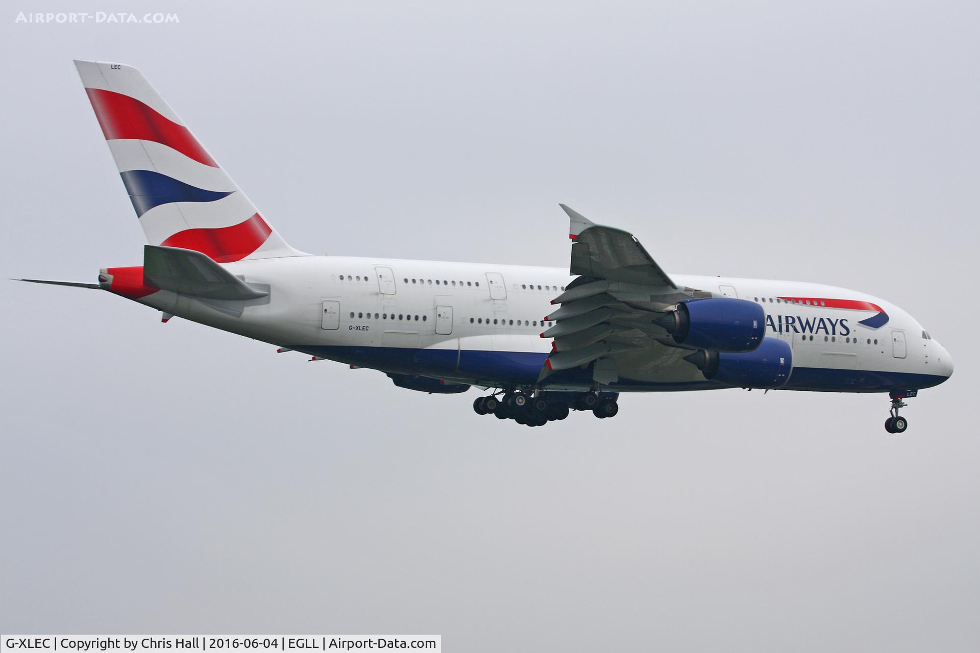 G-XLEC, 2013 Airbus A380-841 C/N 124, Heathrow