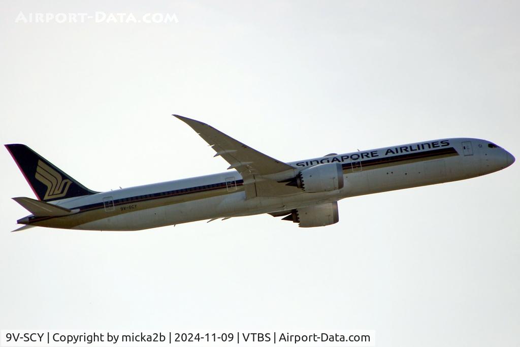 9V-SCY, 2024 Boeing 787-10 Dreamliner C/N 60272, Take off