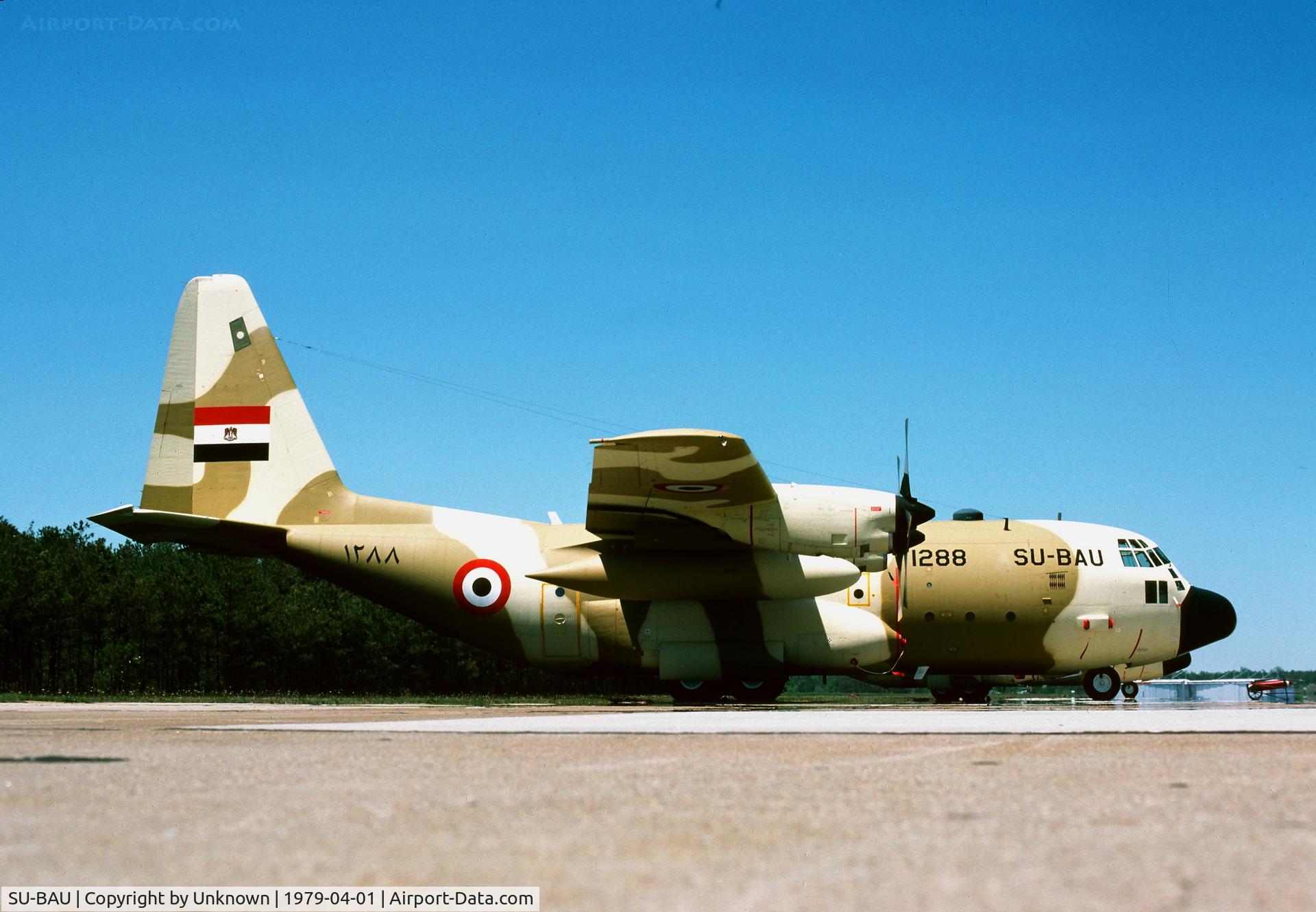 SU-BAU, 1979 Lockheed C-130H Hercules C/N 382-4810, Unknown 4.1979