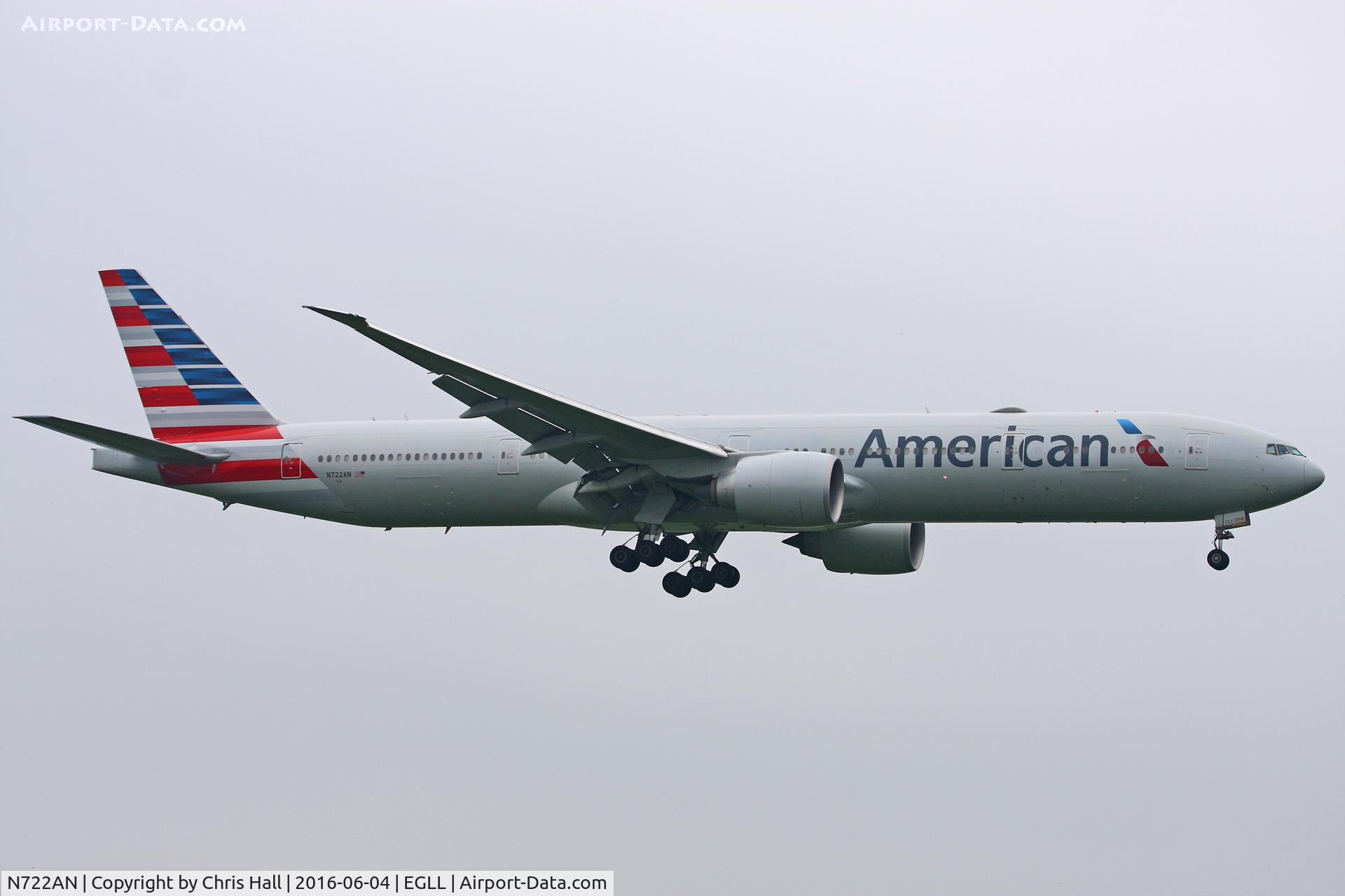 N722AN, 2013 Boeing 777-323/ER C/N 31547, Heathrow