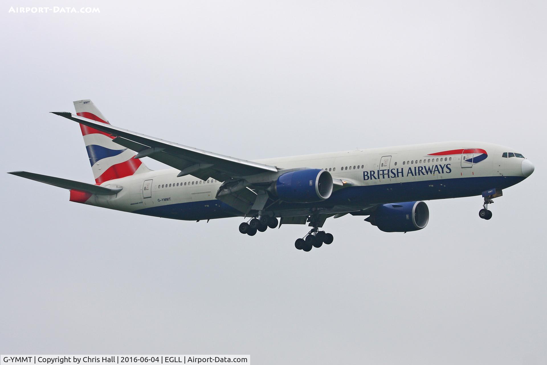 G-YMMT, 2009 Boeing 777-236/ER C/N 36518, Heathrow