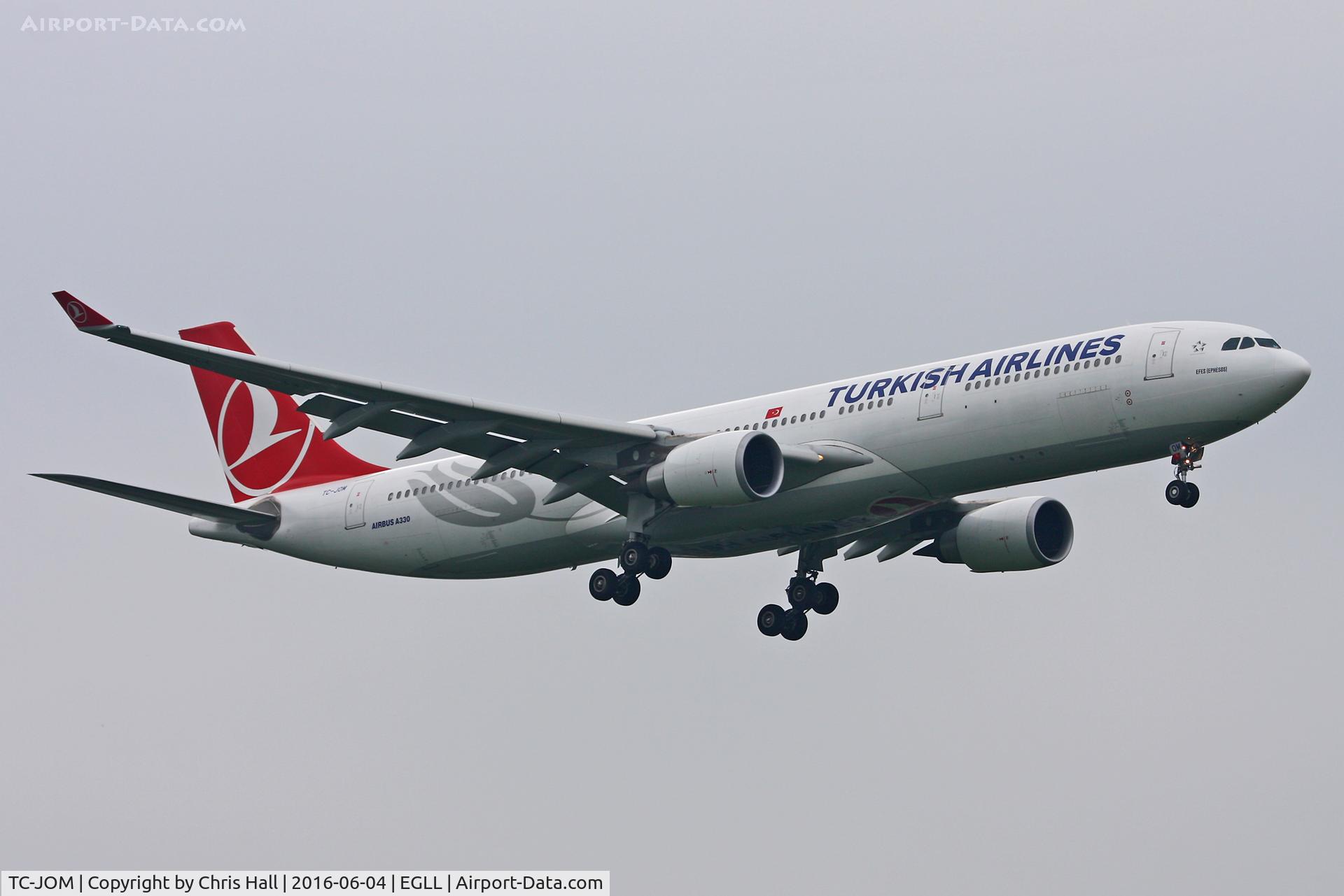 TC-JOM, 2014 Airbus A330-302 C/N 1499, Heathrow