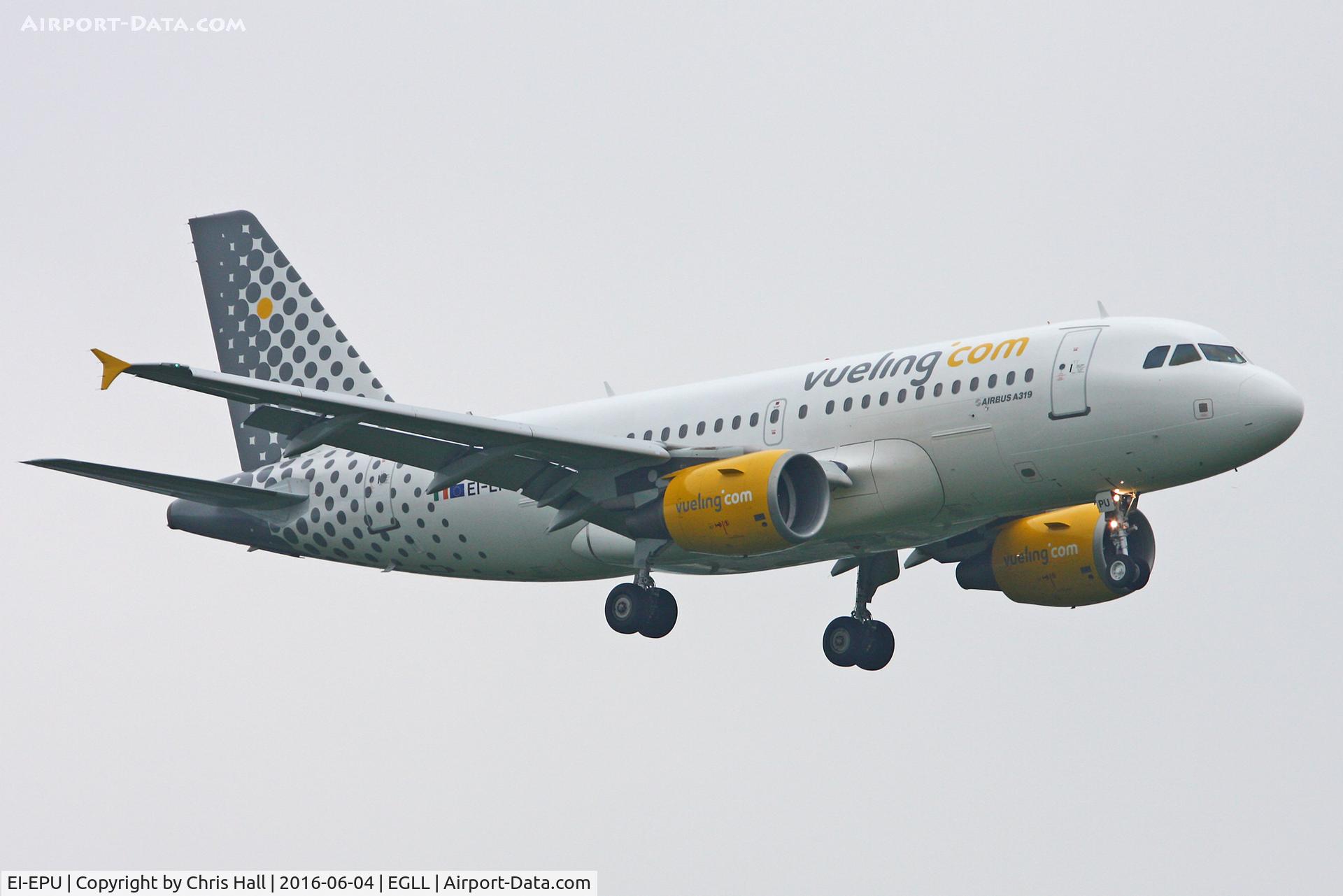 EI-EPU, 2007 Airbus A319-111 C/N 3102, Heathrow