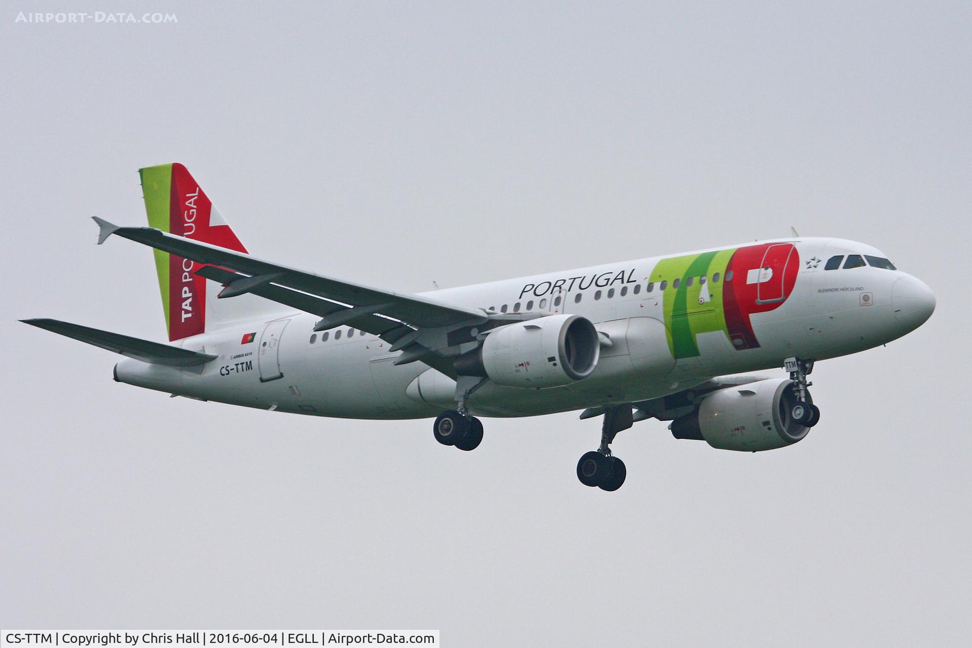 CS-TTM, 1999 Airbus A319-111 C/N 1106, Heathrow
