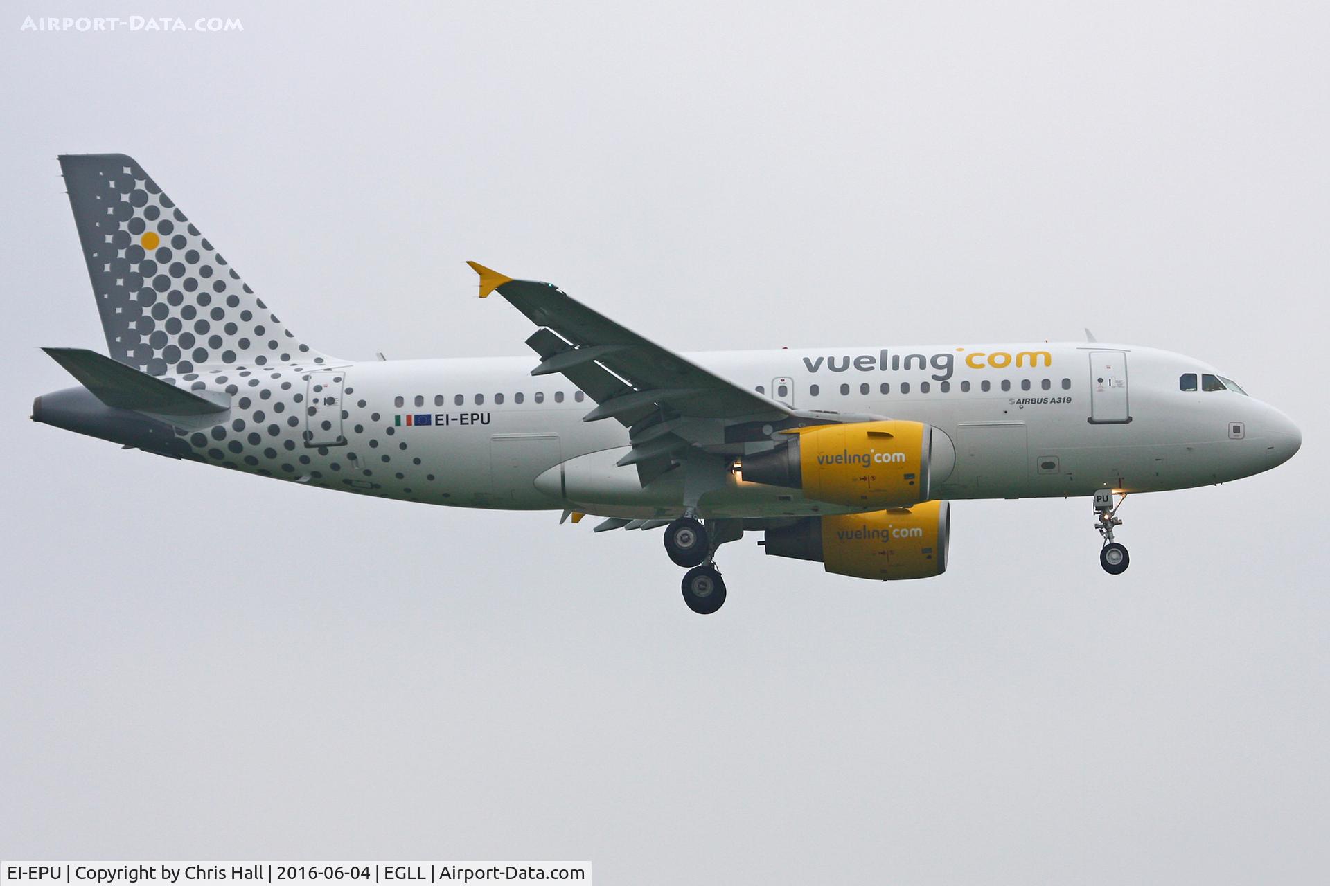 EI-EPU, 2007 Airbus A319-111 C/N 3102, Heathrow
