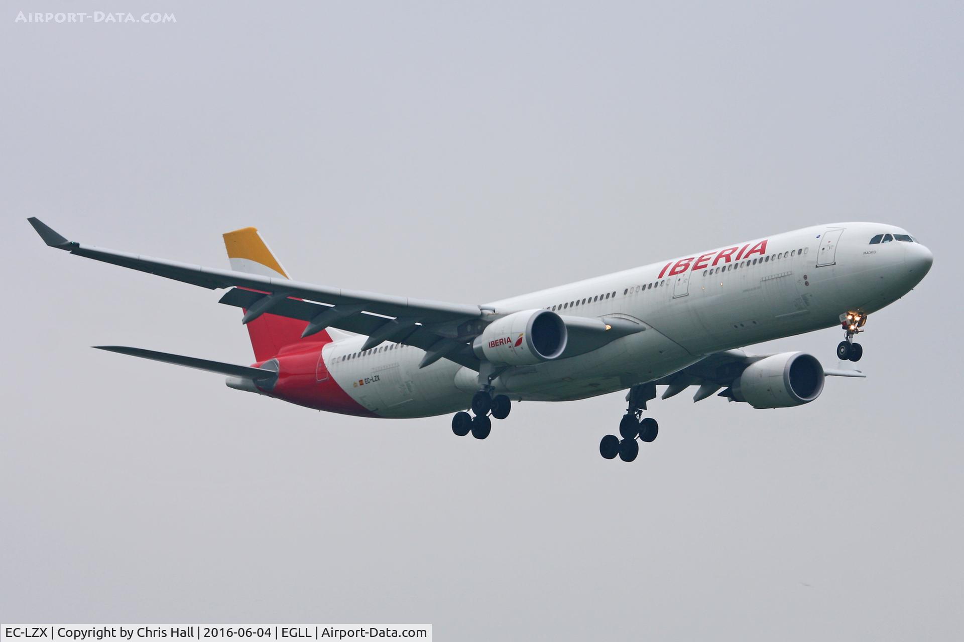 EC-LZX, 2014 Airbus A330-302 C/N 1507, Heathrow