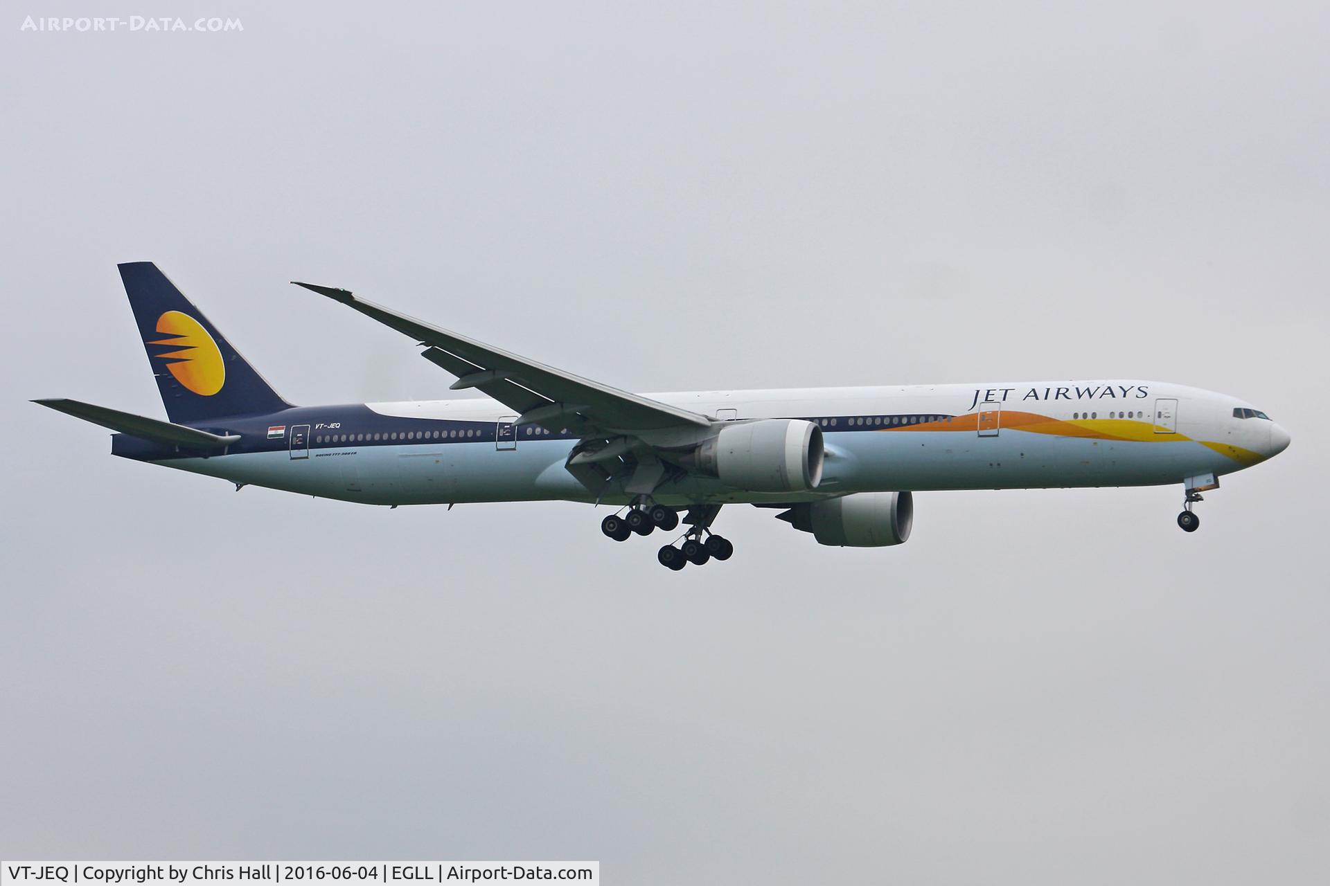 VT-JEQ, 2007 Boeing 777-35R/ER C/N 35161, Heathrow