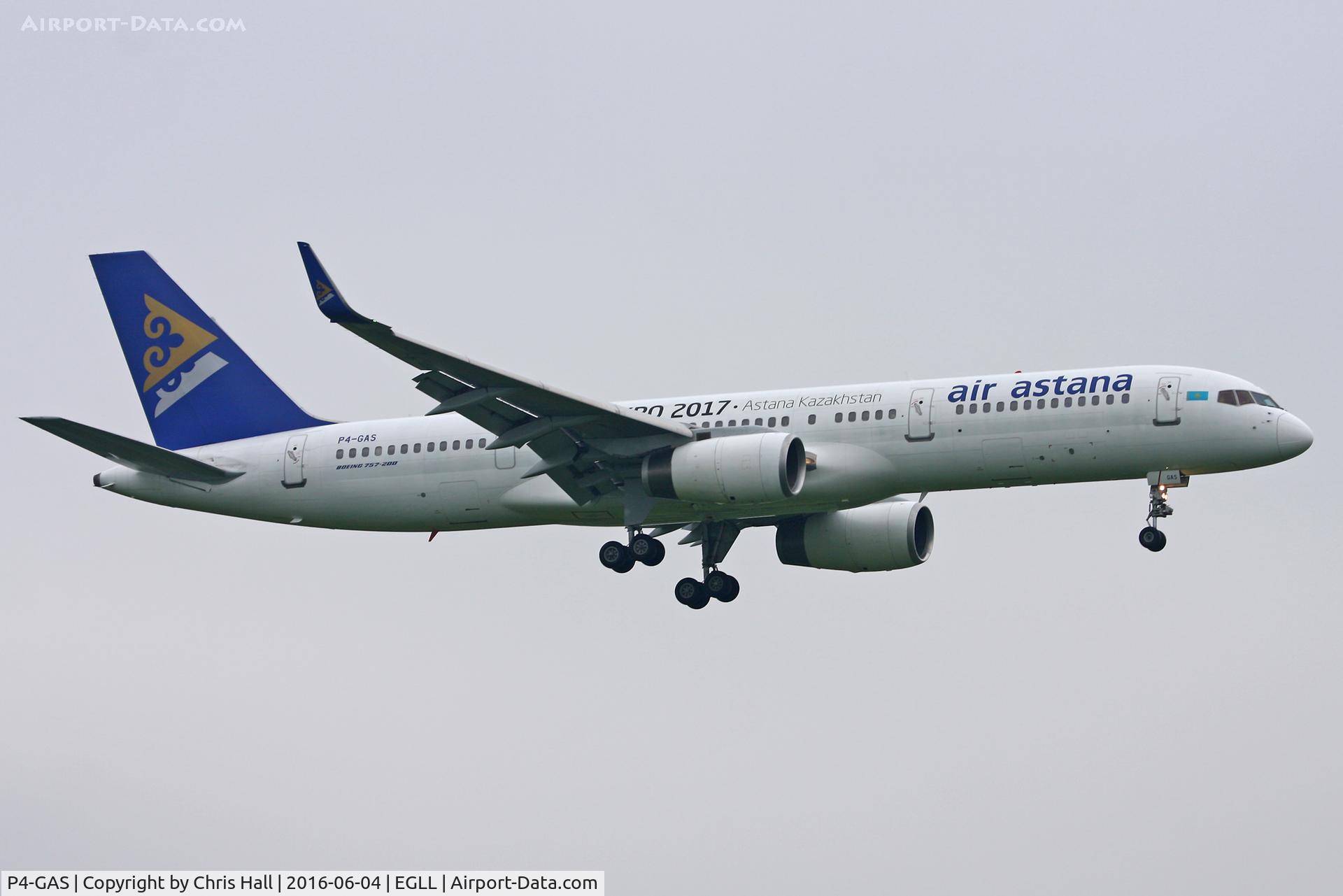 P4-GAS, 1996 Boeing 757-2G5 C/N 28112, Heathrow
