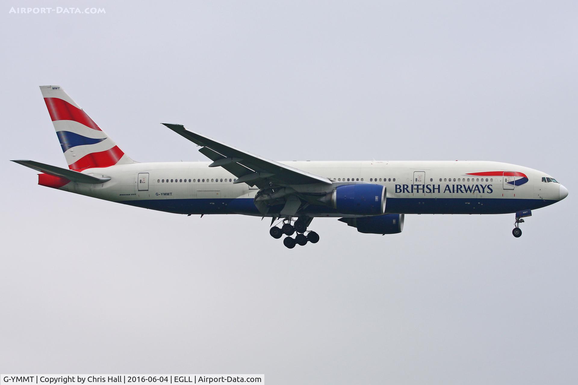 G-YMMT, 2009 Boeing 777-236/ER C/N 36518, Heathrow