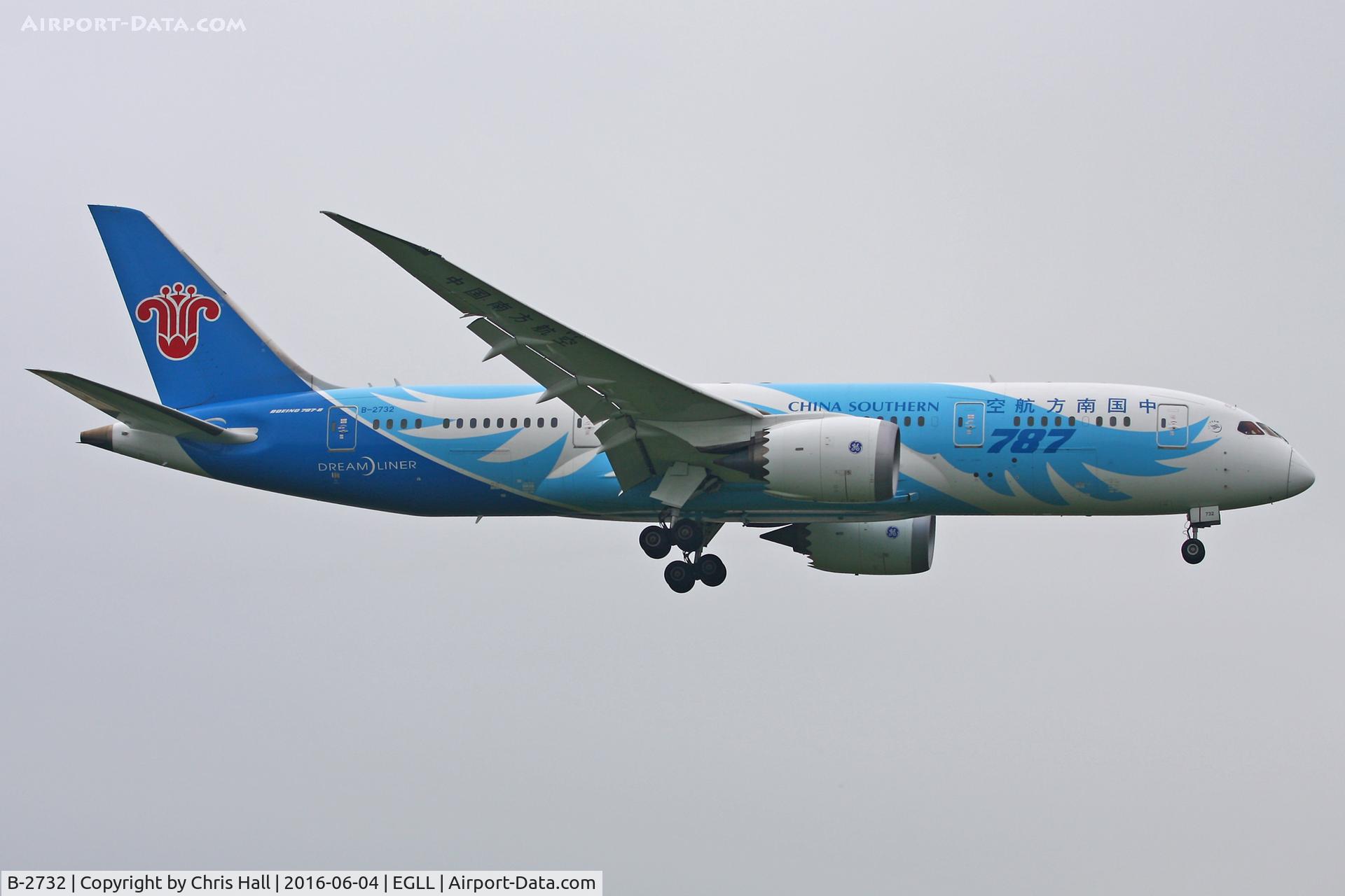 B-2732, 2013 Boeing 787-8 Dreamliner C/N 34926, Heathrow