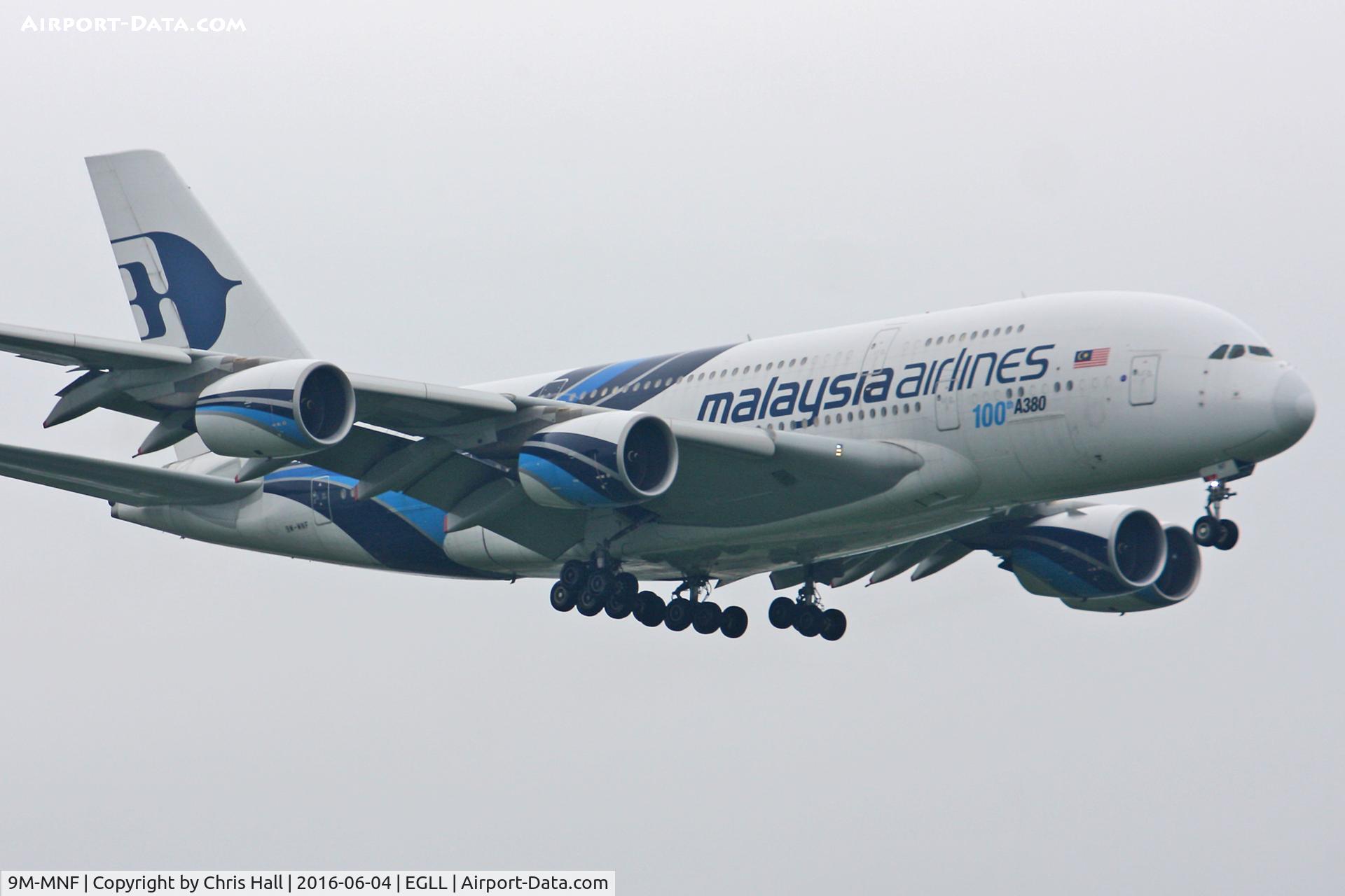 9M-MNF, 2012 Airbus A380-841 C/N 114, Heathrow