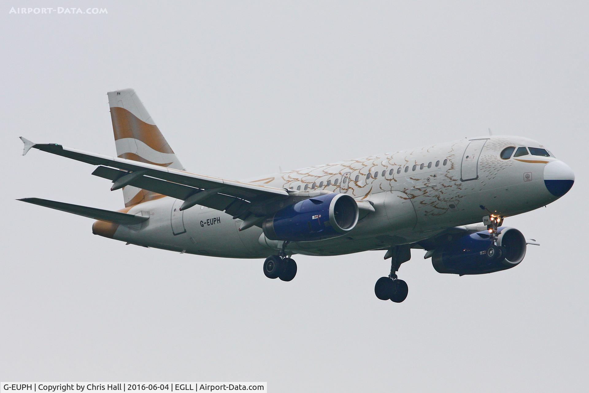 G-EUPH, 2000 Airbus A319-131 C/N 1225, Heathrow