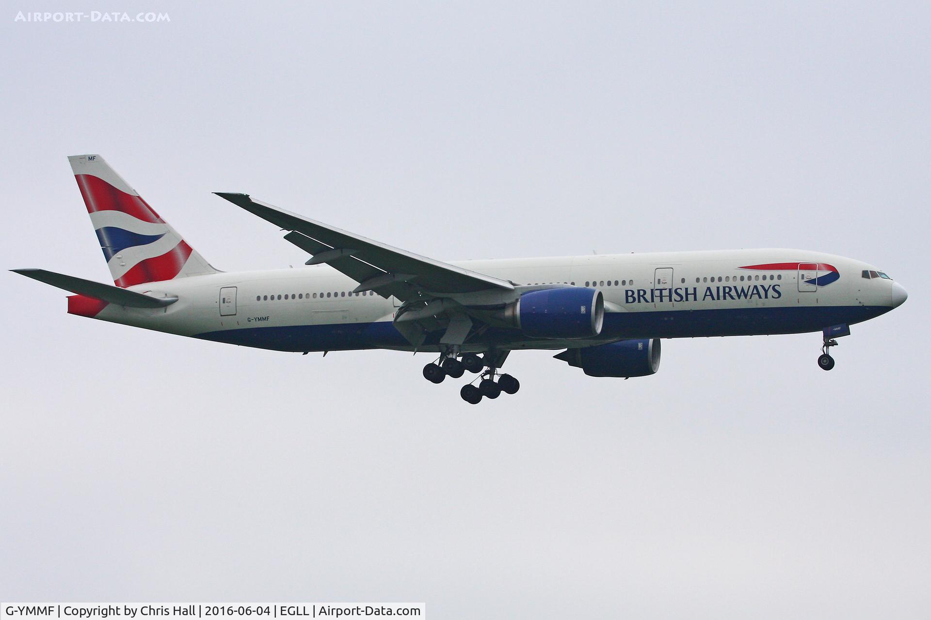 G-YMMF, 2000 Boeing 777-236 C/N 30307, Heathrow