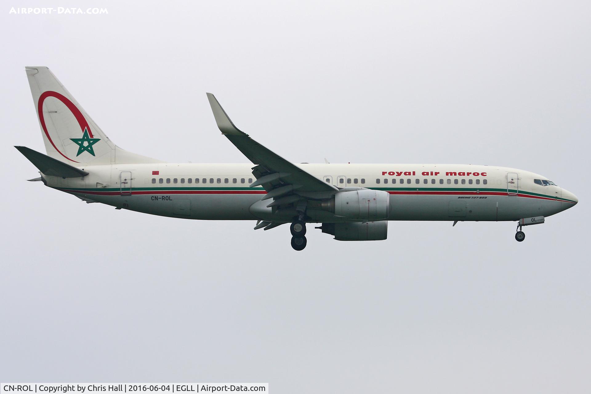 CN-ROL, 2007 Boeing 737-8B6 C/N 33065, Heathrow