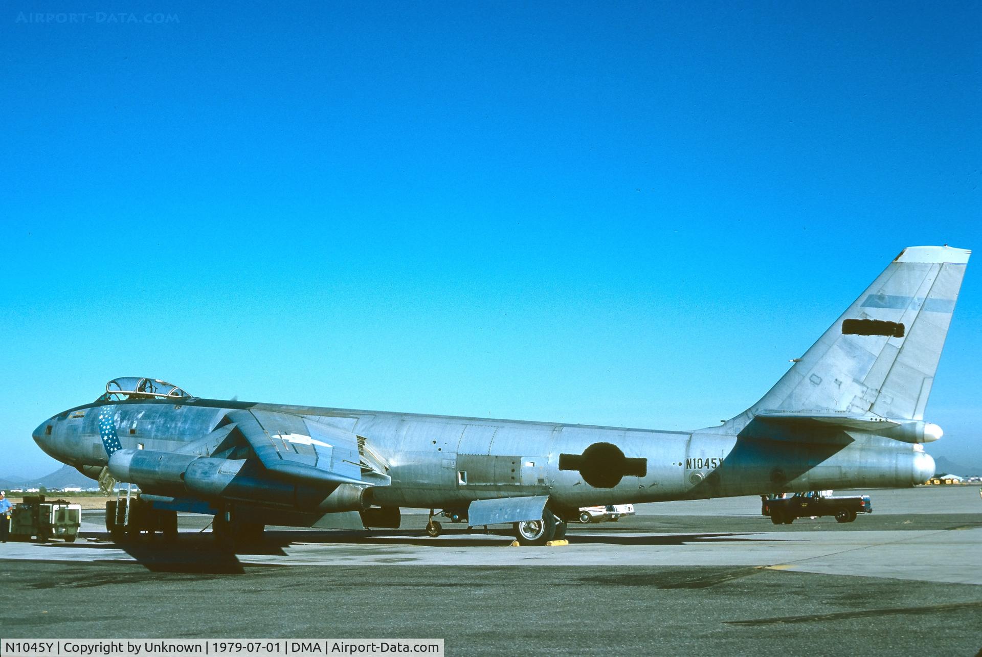 N1045Y, 1952 Boeing B-47E-45-DT Stratojet C/N 44450, Tucson-Davis-Monthan 7.1979