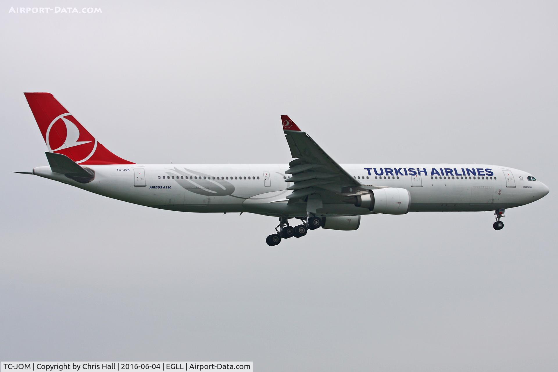 TC-JOM, 2014 Airbus A330-302 C/N 1499, Heathrow