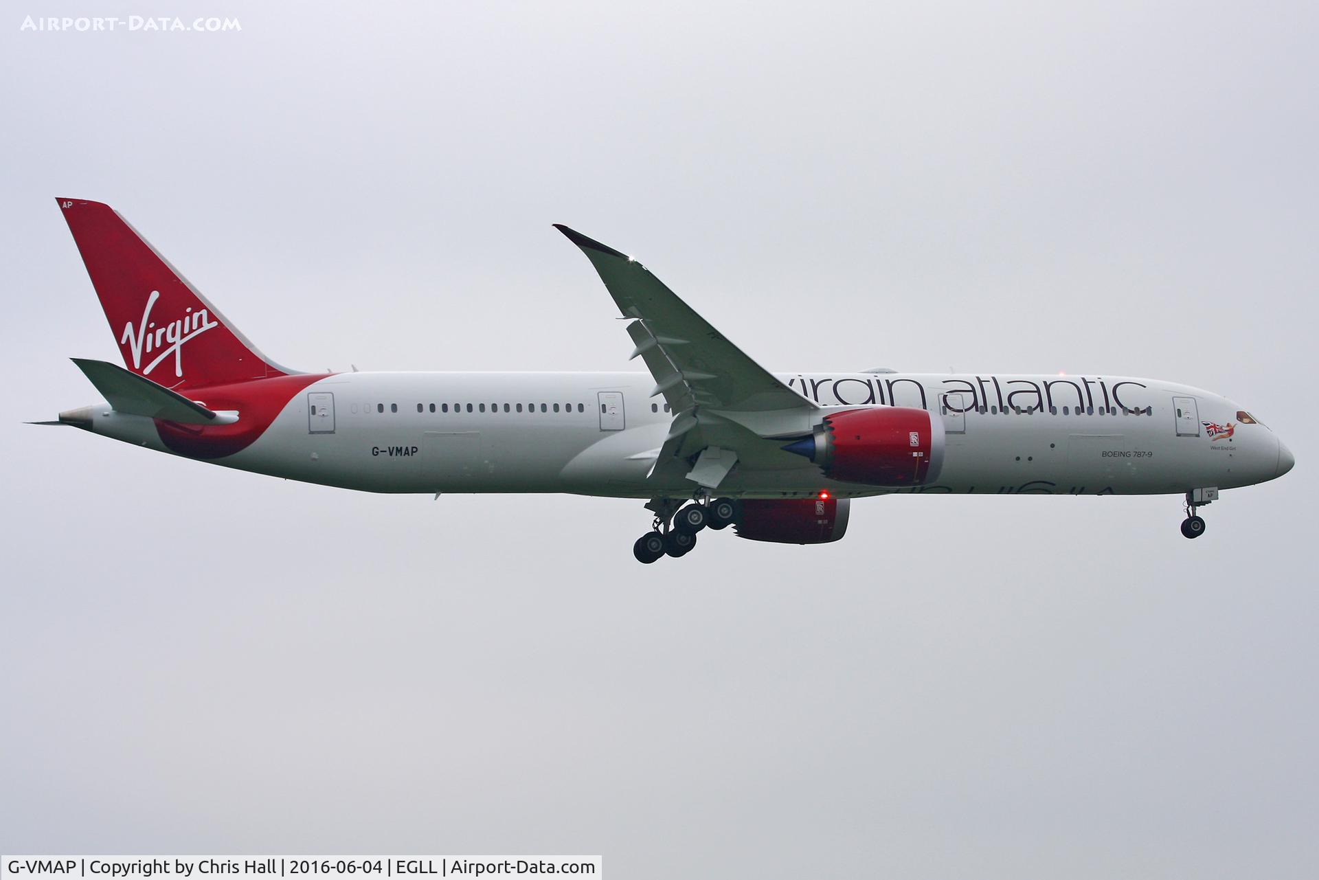 G-VMAP, 2015 Boeing 787-9 Dreamliner C/N 38047, Heathrow