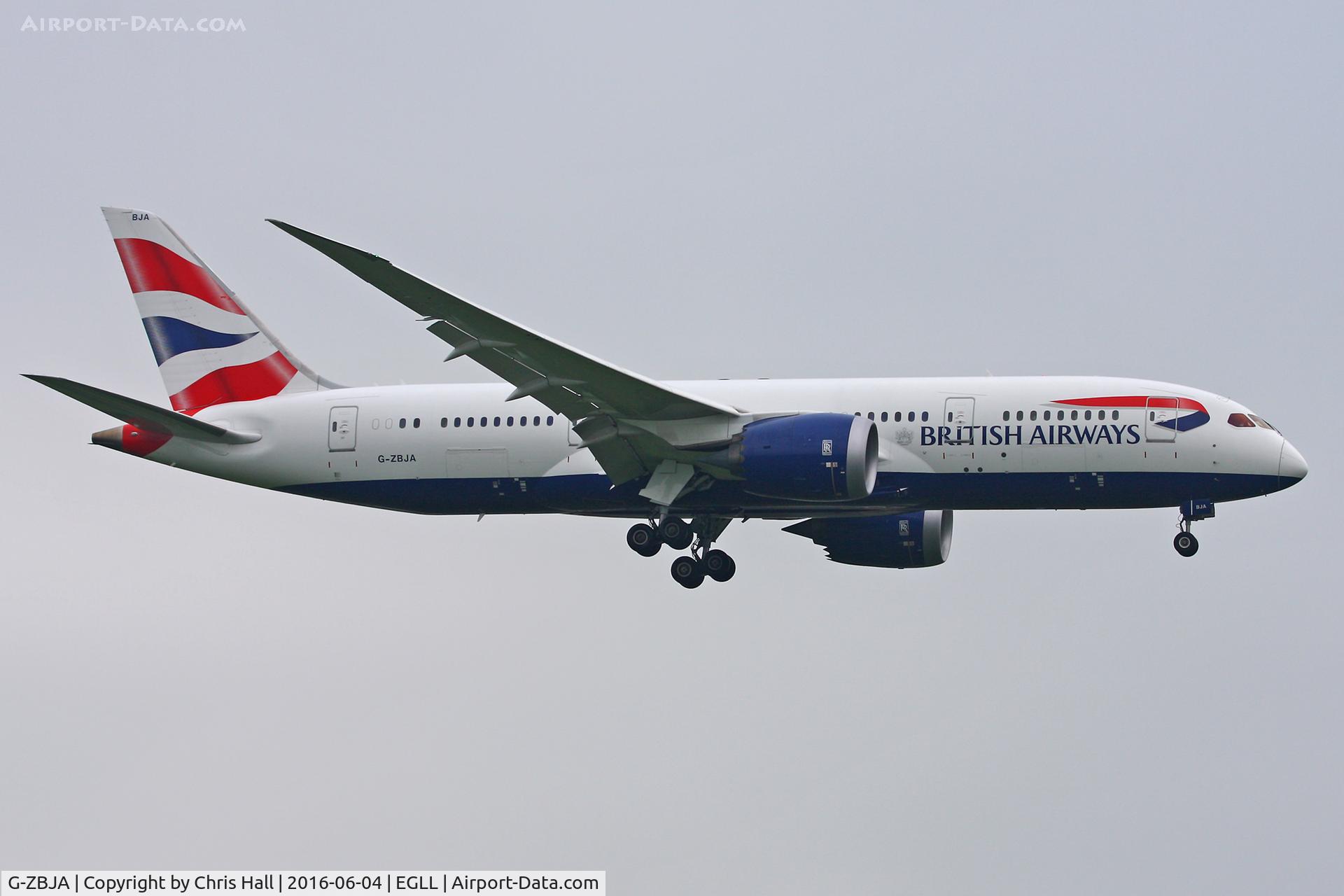 G-ZBJA, 2013 Boeing 787-8 Dreamliner C/N 38609, Heathrow