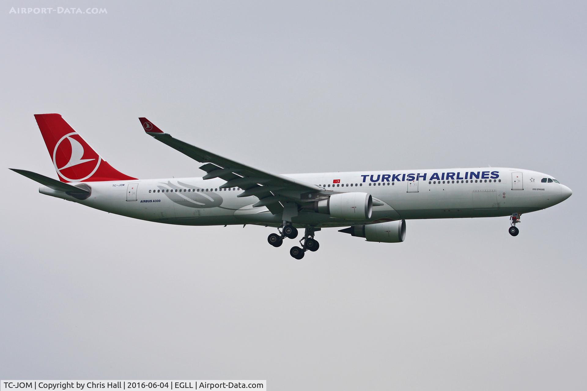 TC-JOM, 2014 Airbus A330-302 C/N 1499, Heathrow