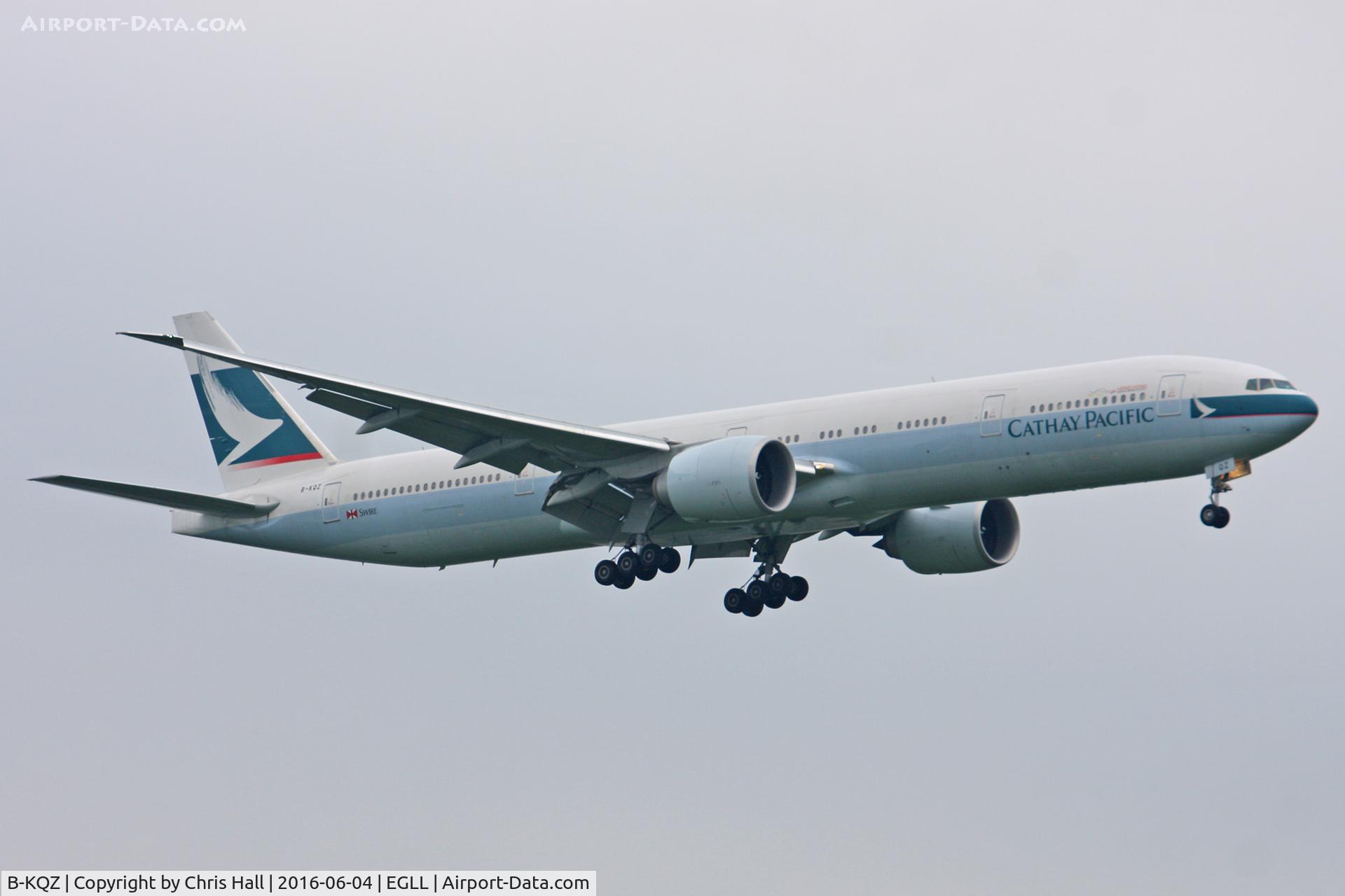 B-KQZ, 2015 Boeing 777-367/ER C/N 60723, Heathrow