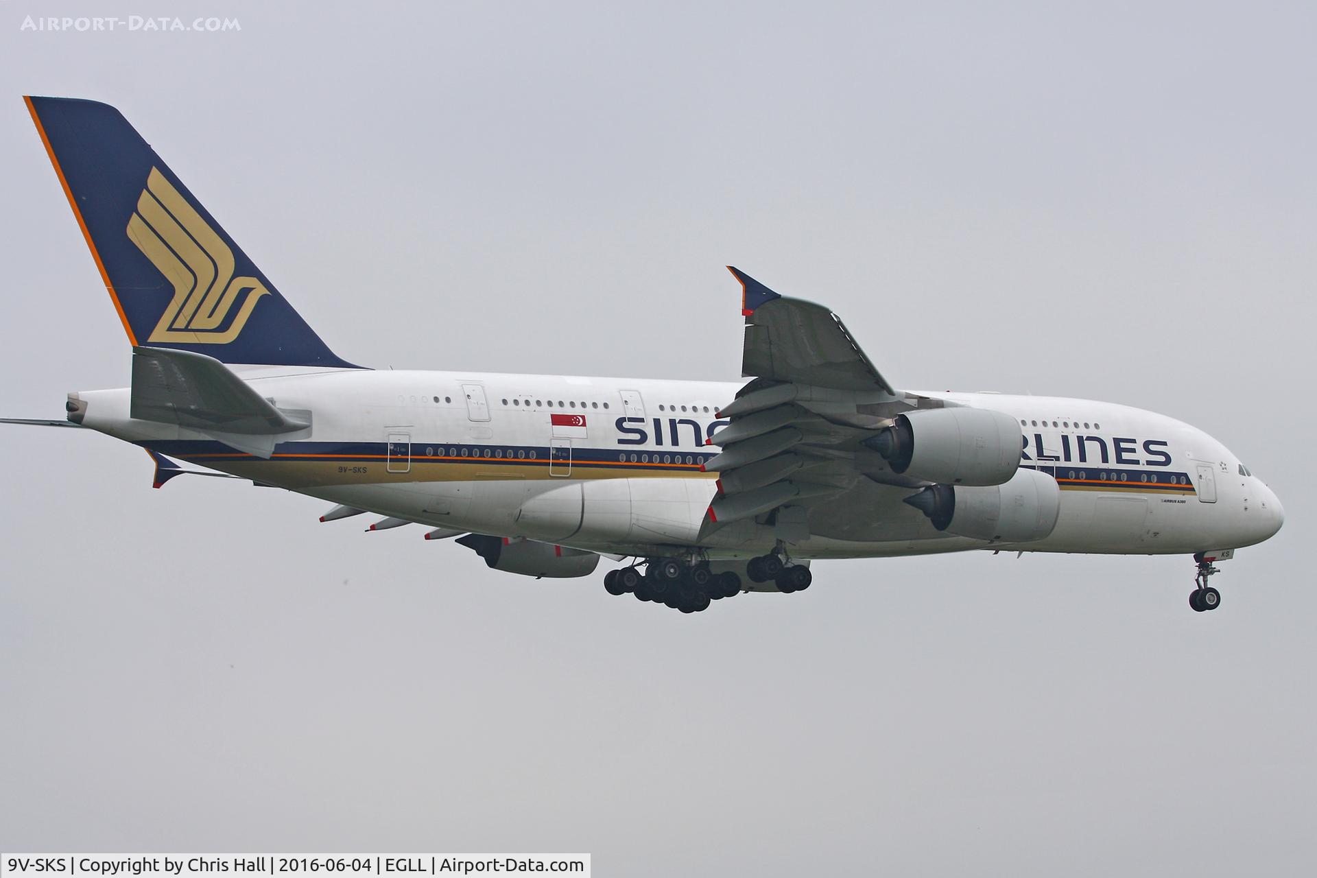 9V-SKS, 2012 Airbus A380-841 C/N 085, Heathrow