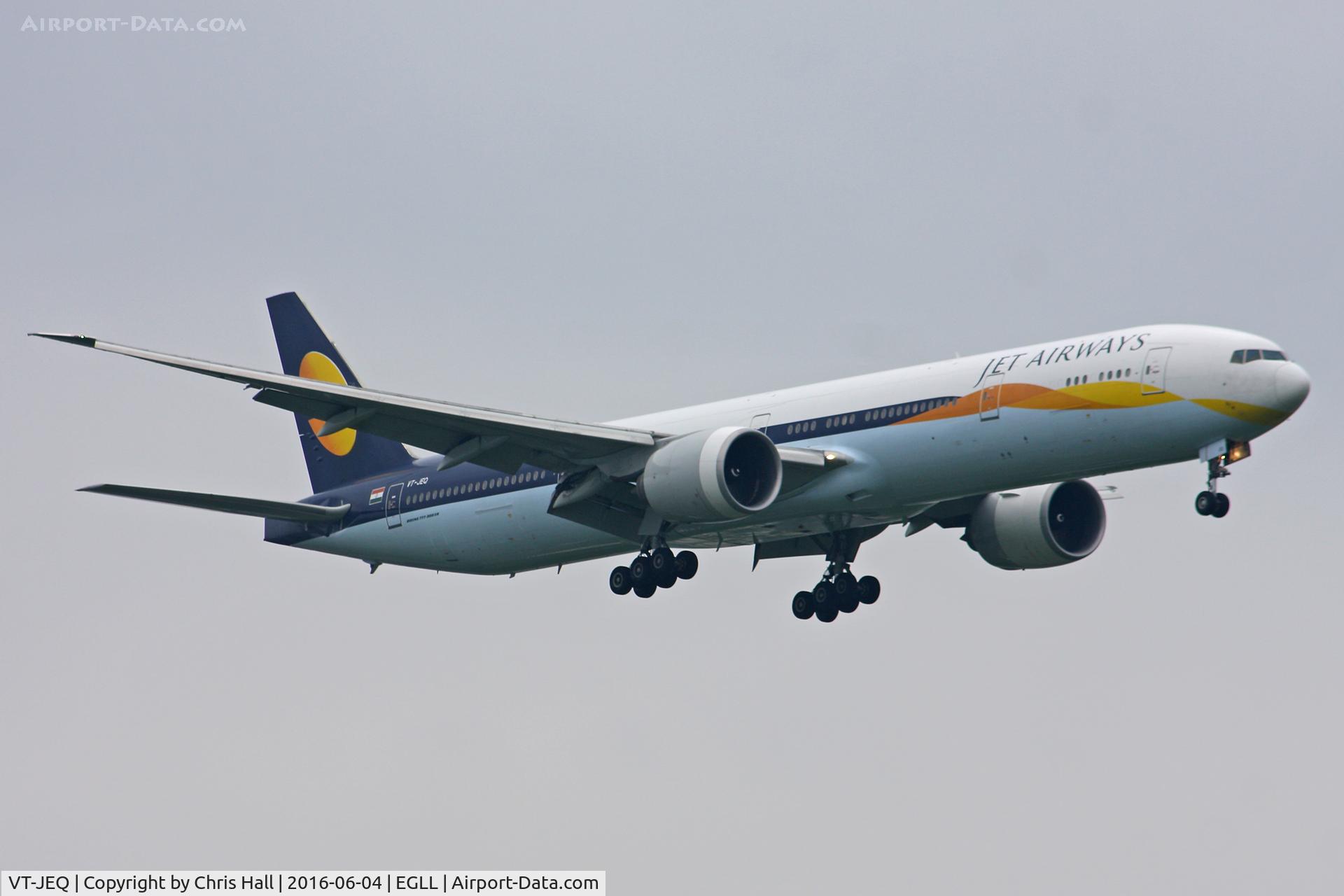 VT-JEQ, 2007 Boeing 777-35R/ER C/N 35161, Heathrow